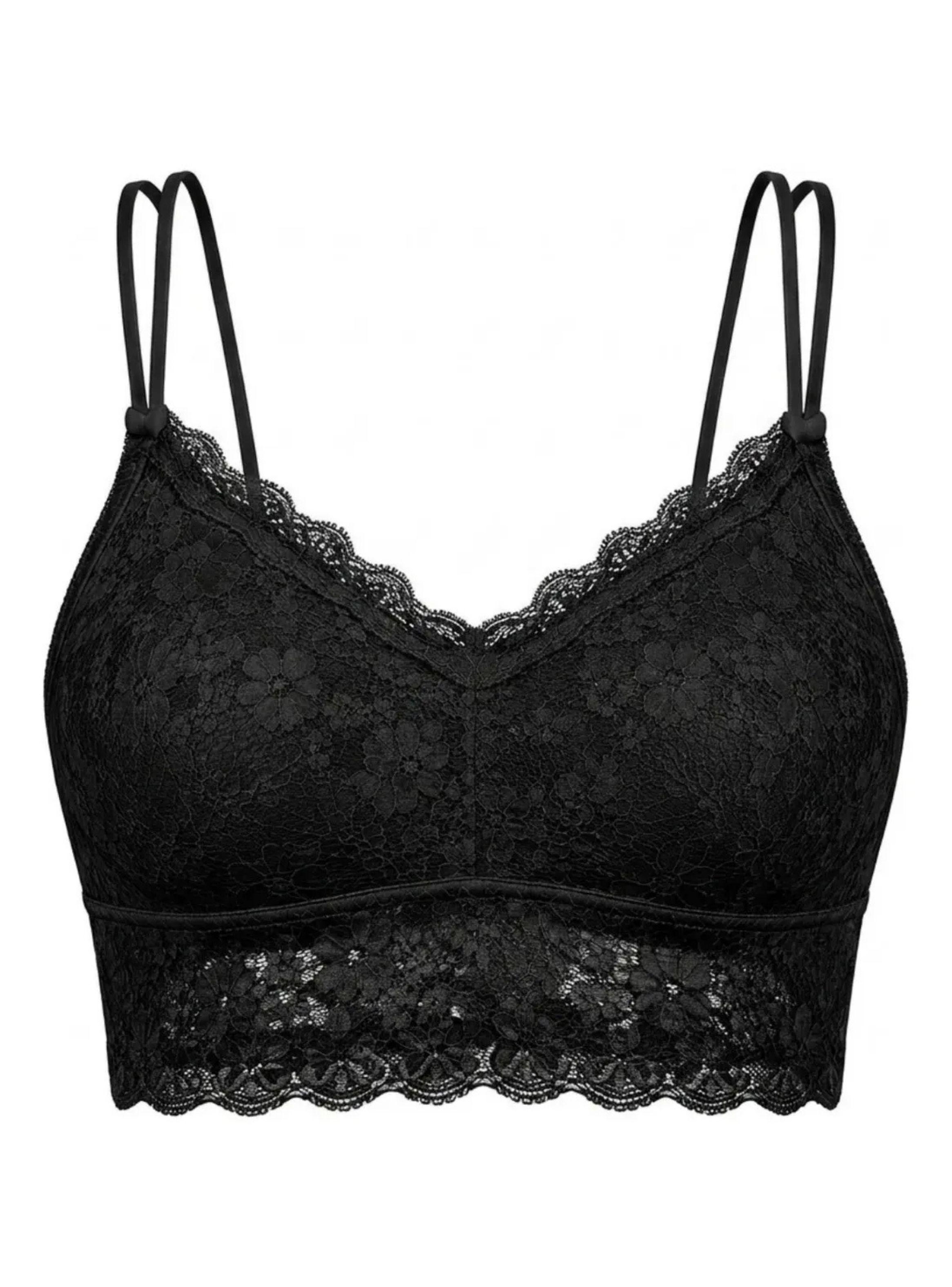 Pack 3 Bralette Top Mujer Sostén Peto Sujetador Encaje Sexy 605-6