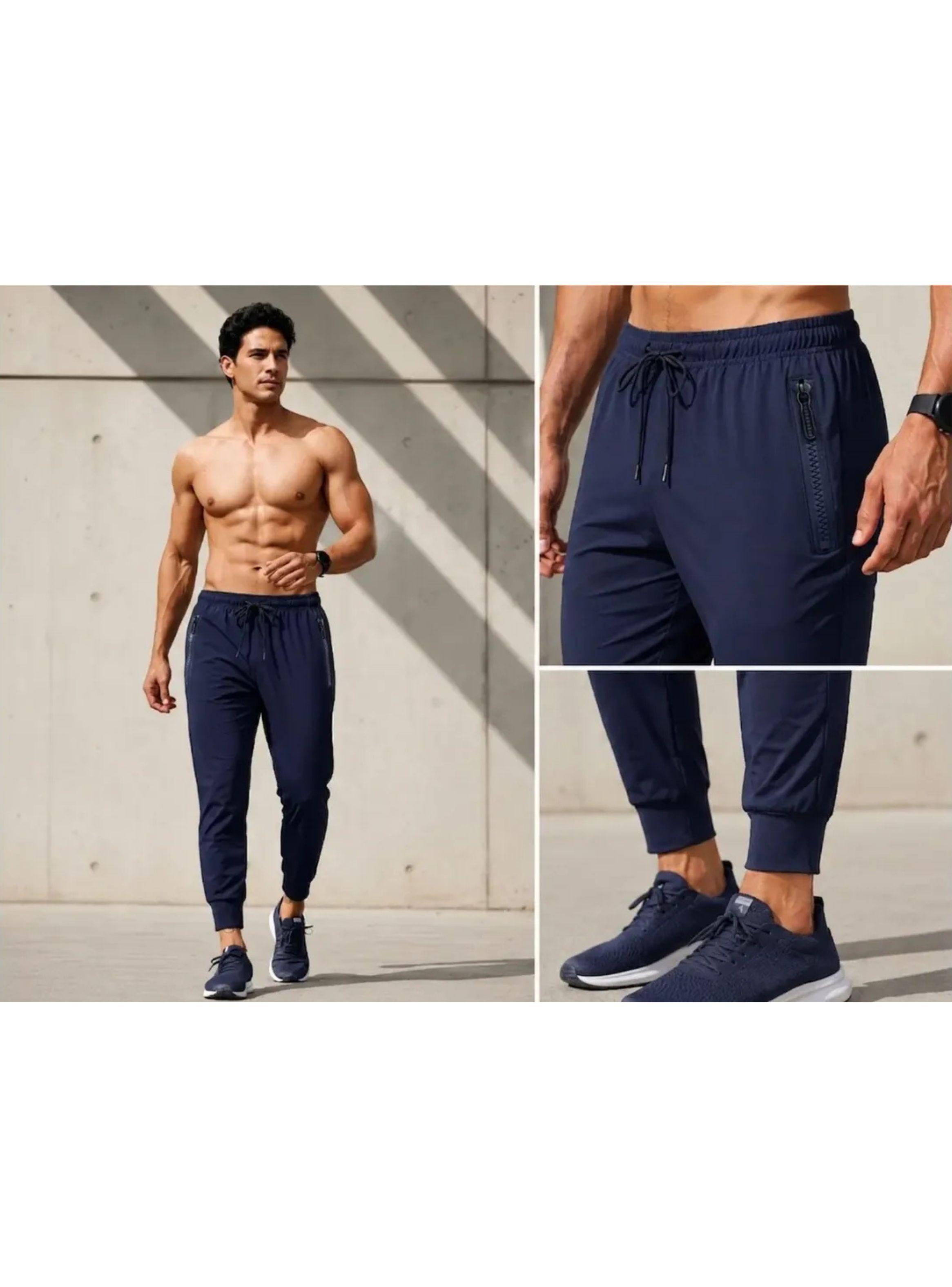 Pantalón Buzo Deportivo Hombre. Primavera Secado Rápido 8797-3