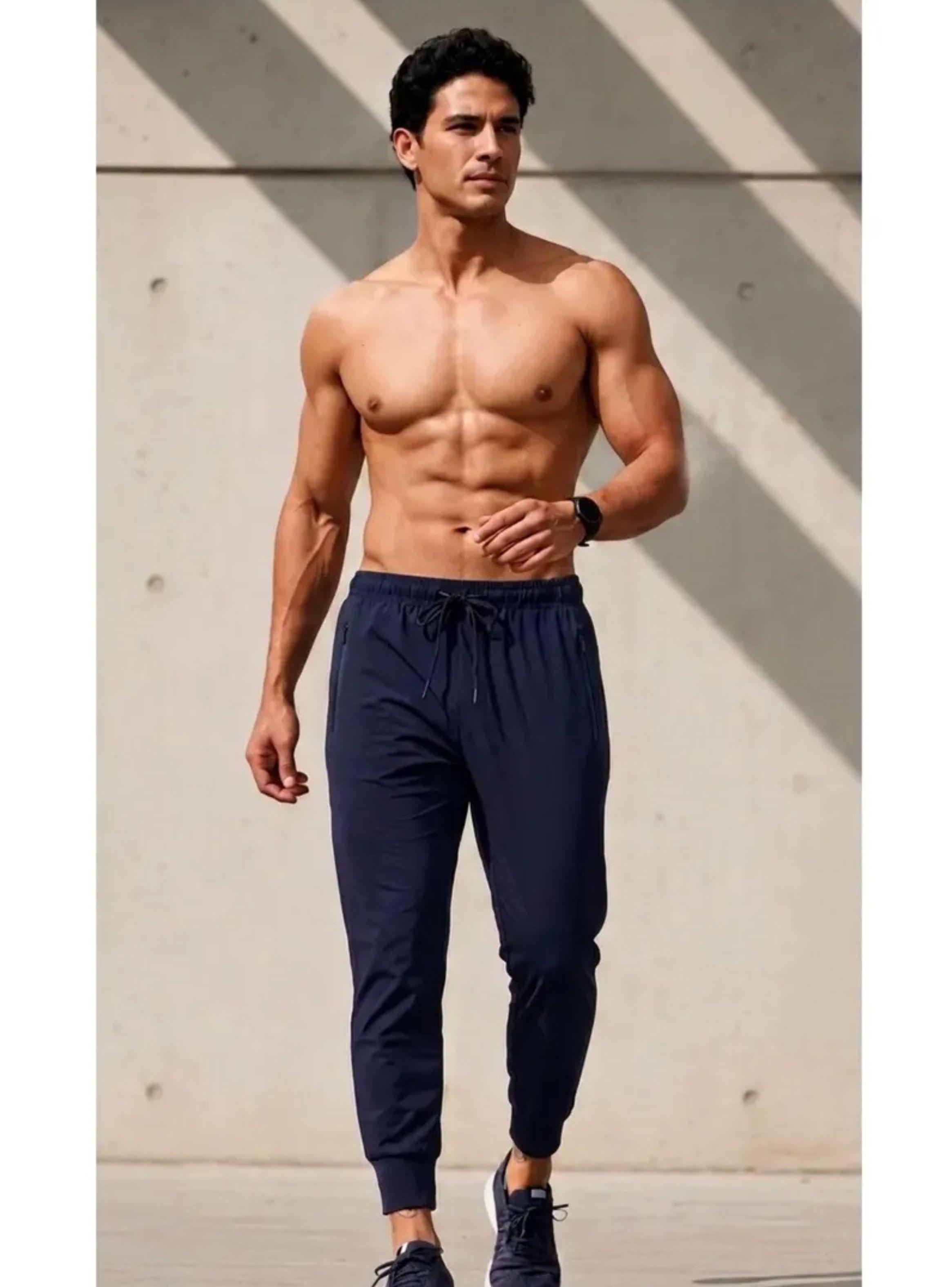 Pantalón Buzo Deportivo Hombre. Primavera Secado Rápido 8797-5