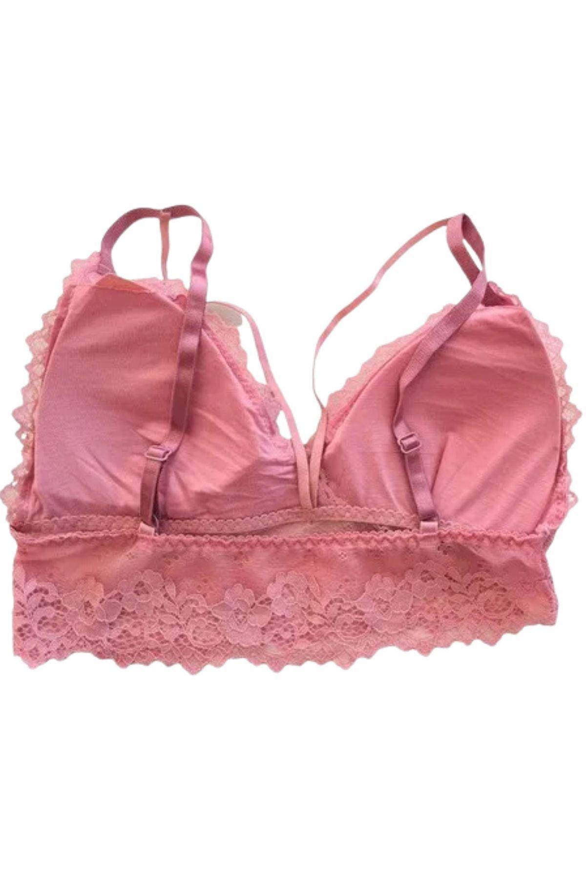 Bralet. Top Elasticado Mujer. Sostén Peto Sujetador Encaje 168-3