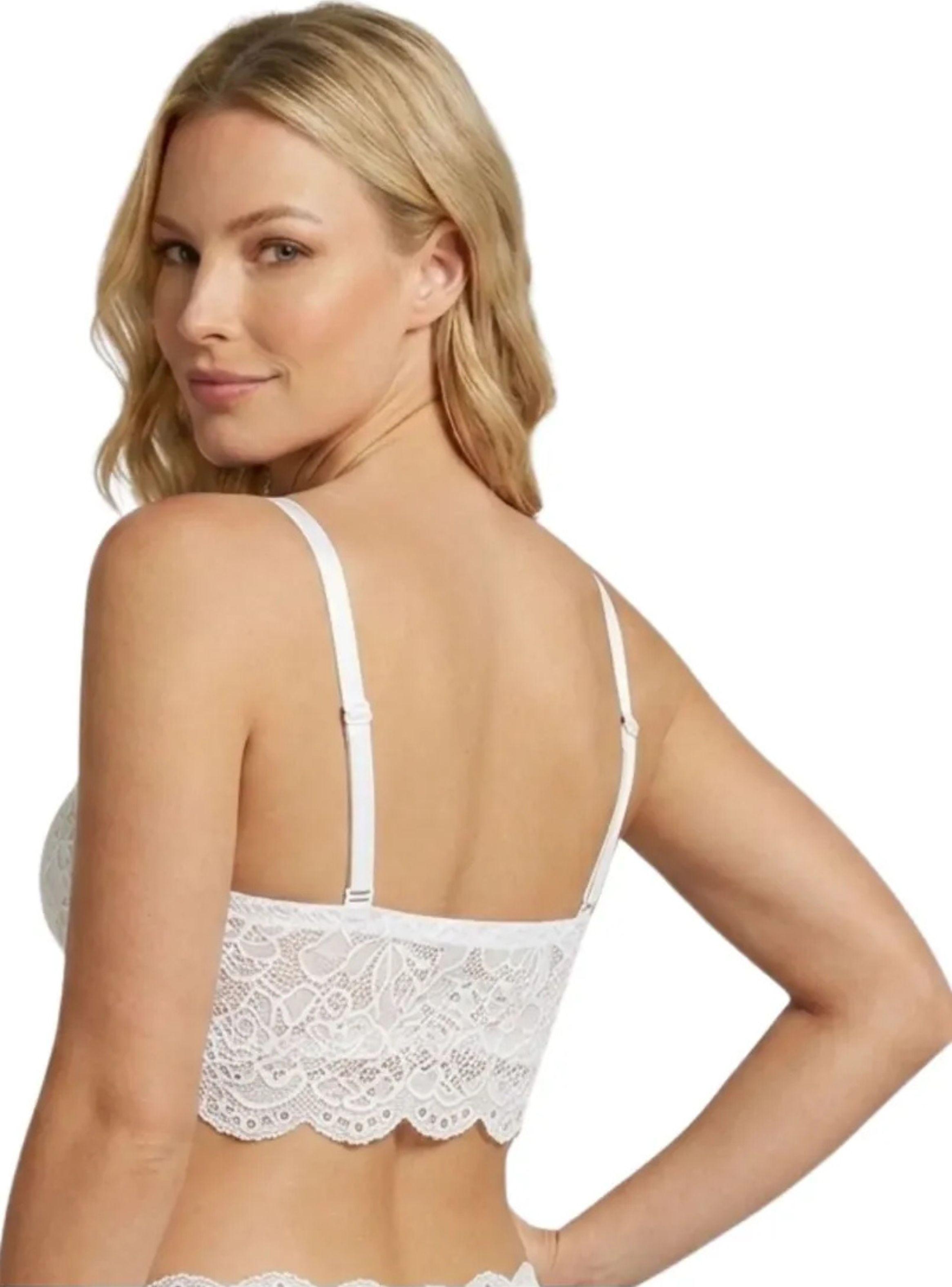 Bralet. Top Elasticado Mujer. Sostén Peto Sujetador Encaje 168-2