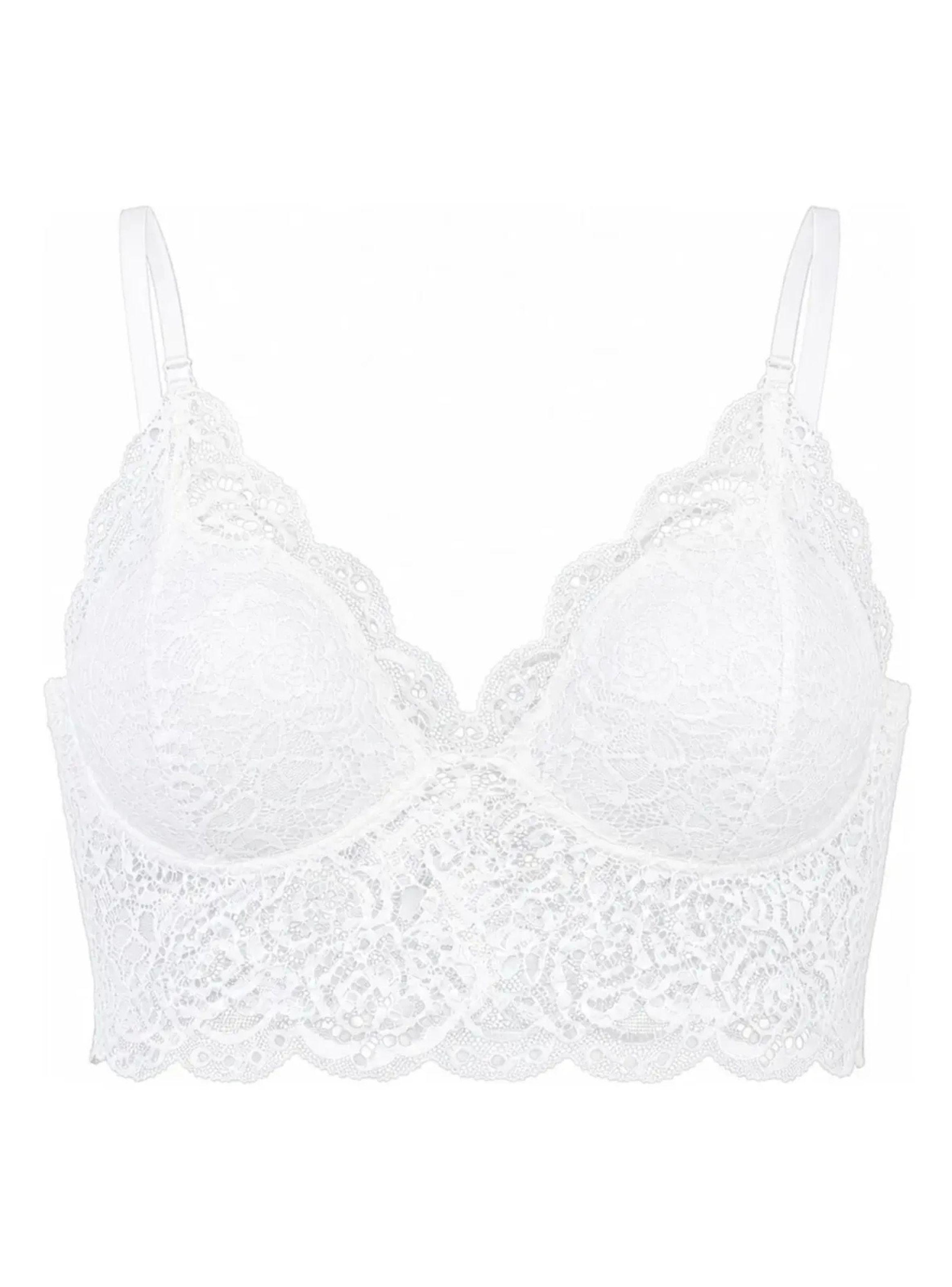 Bralet. Top Elasticado Mujer. Sostén Peto Sujetador Encaje 168-4