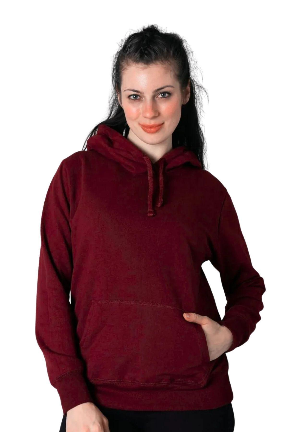 Polerón Canguro Hombre Mujer Algodón Verano. 137-0