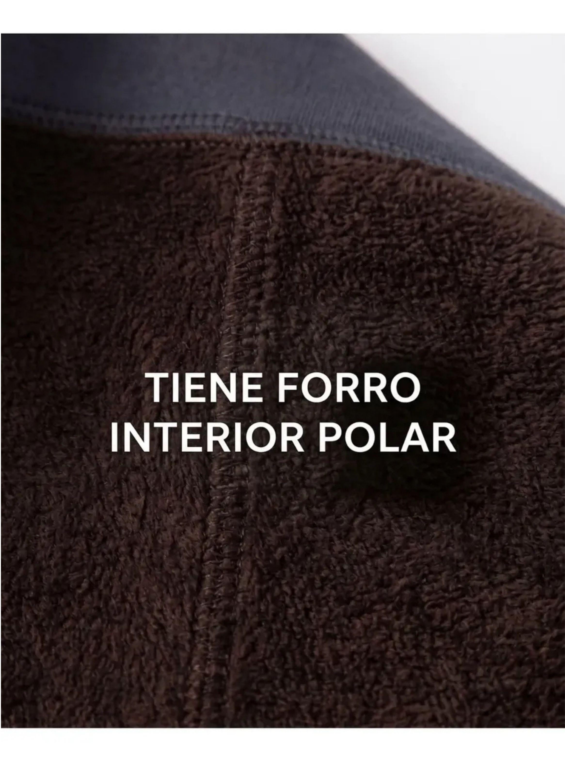 Pantalon Calza Forro Piel. Bolsillo Cierre. M a XL. H1-6