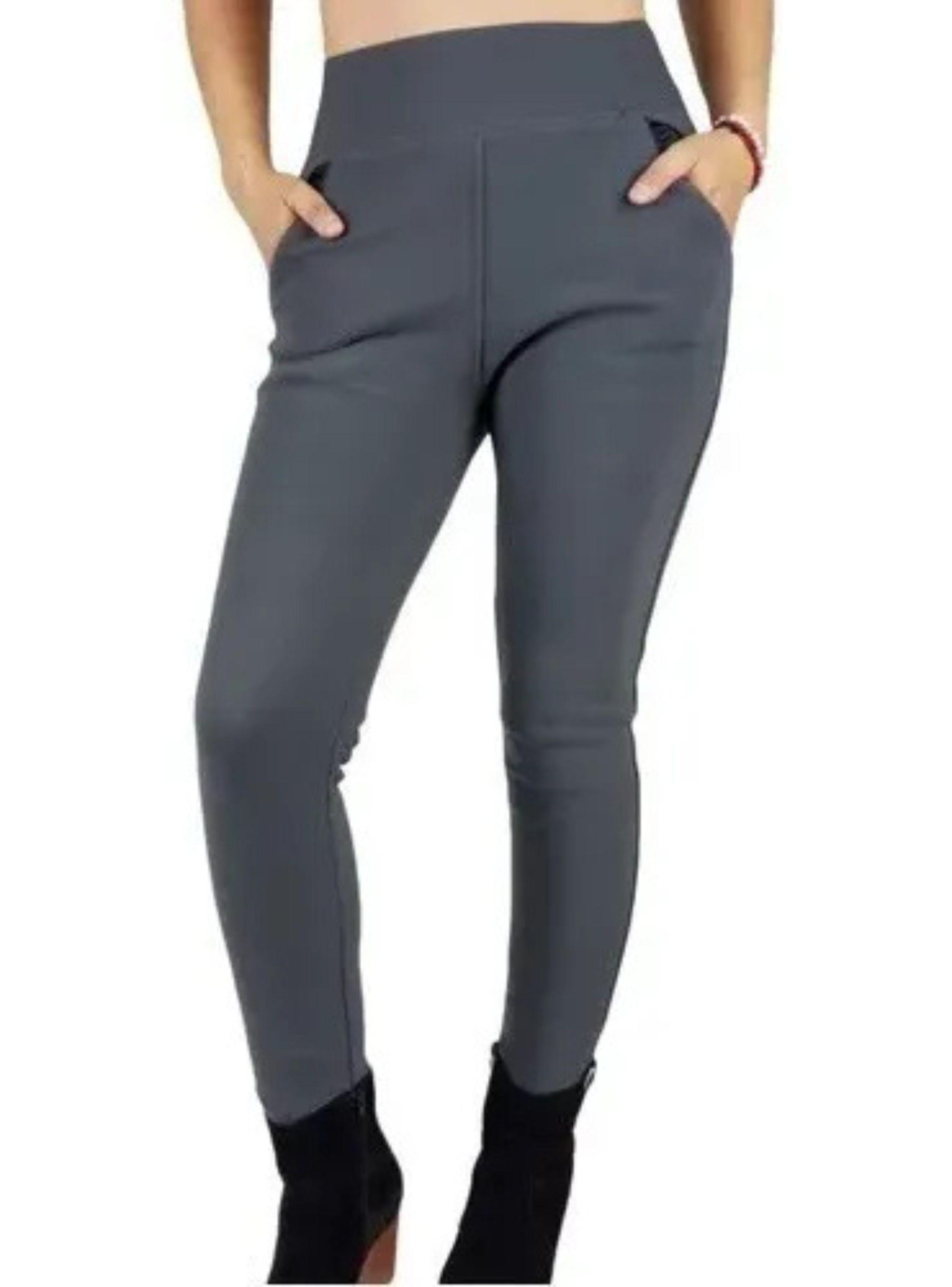 Pantalon Calza Forro Piel. Bolsillo Cierre. M a XL. 0597-0