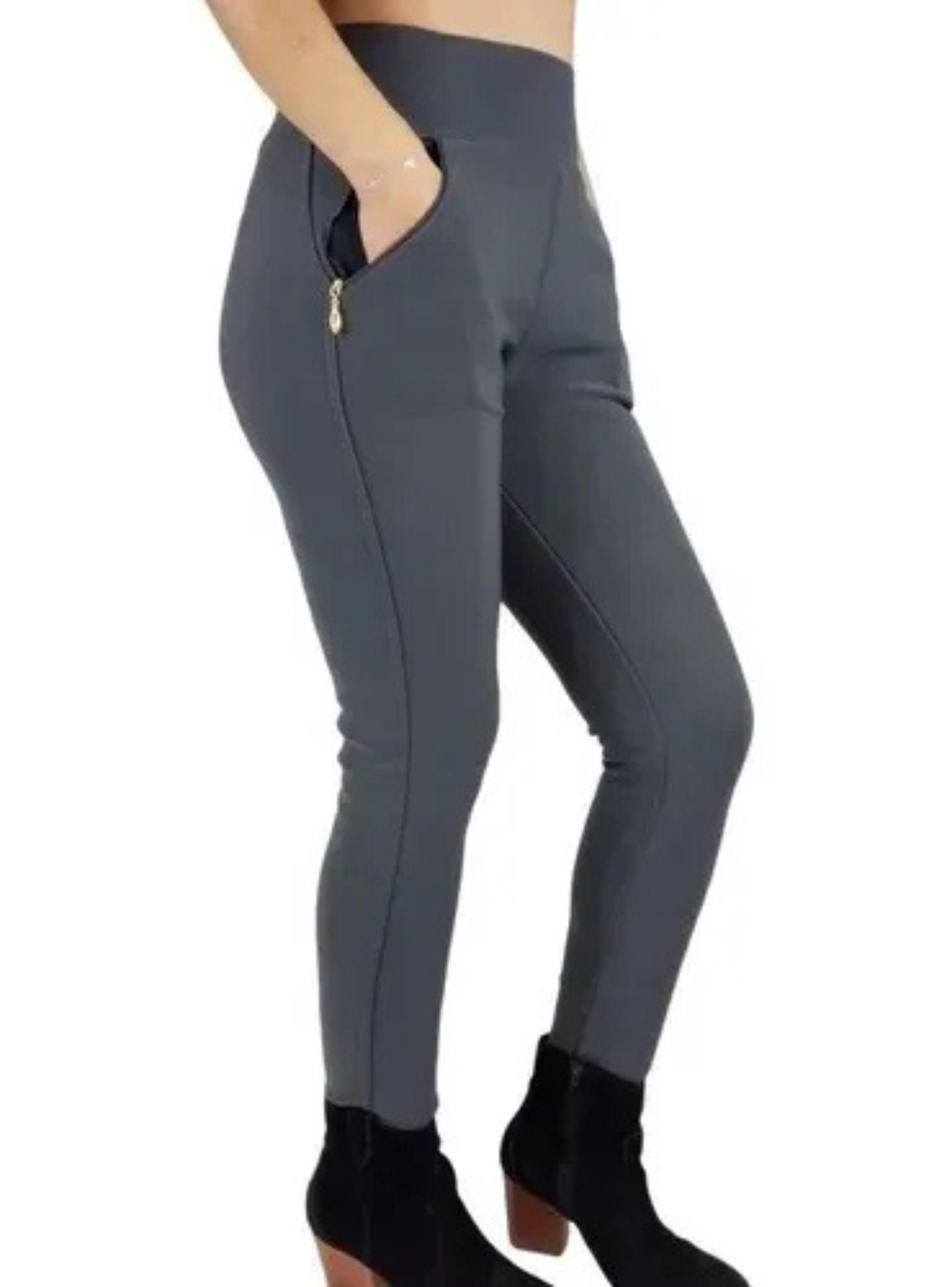 Pantalon Calza Forro Piel. Bolsillo Cierre. M a XL. 0597-1