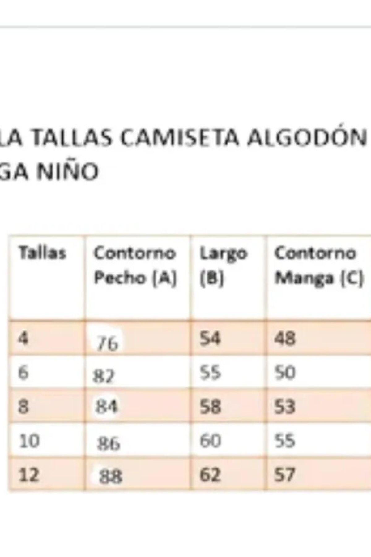 Camiseta Manga Larga Algodón, Blanco. Niño Y Juvenil 808-4
