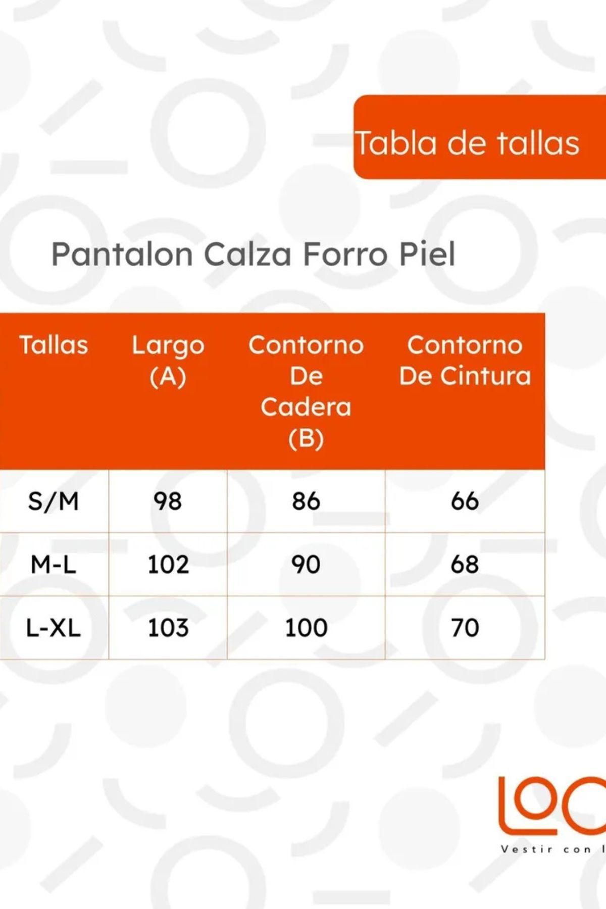 Pack 3 Pantalón Calza Forro Piel. Bolsillo Cierre. H1-6