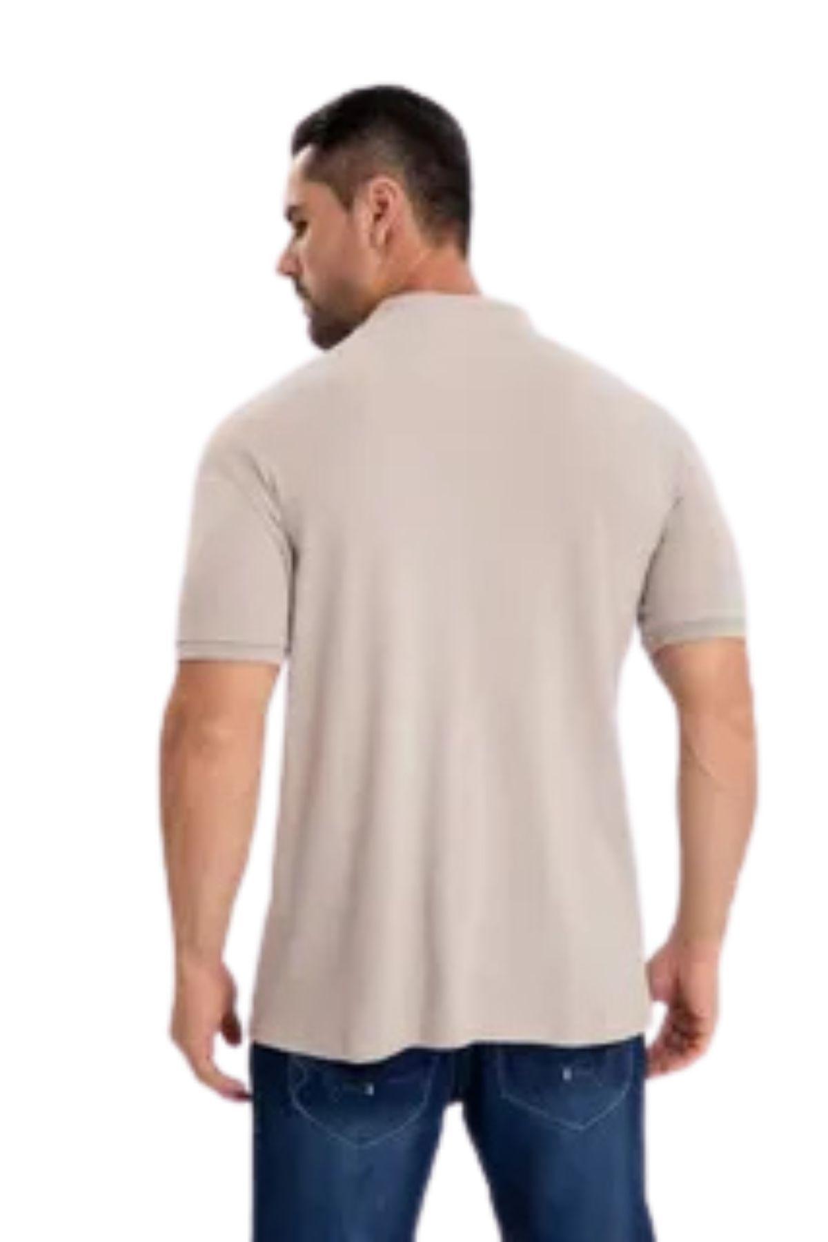 Camisa Hombre Algodón Slim Fit, Verano Cuello Mao, Botones 6285-3