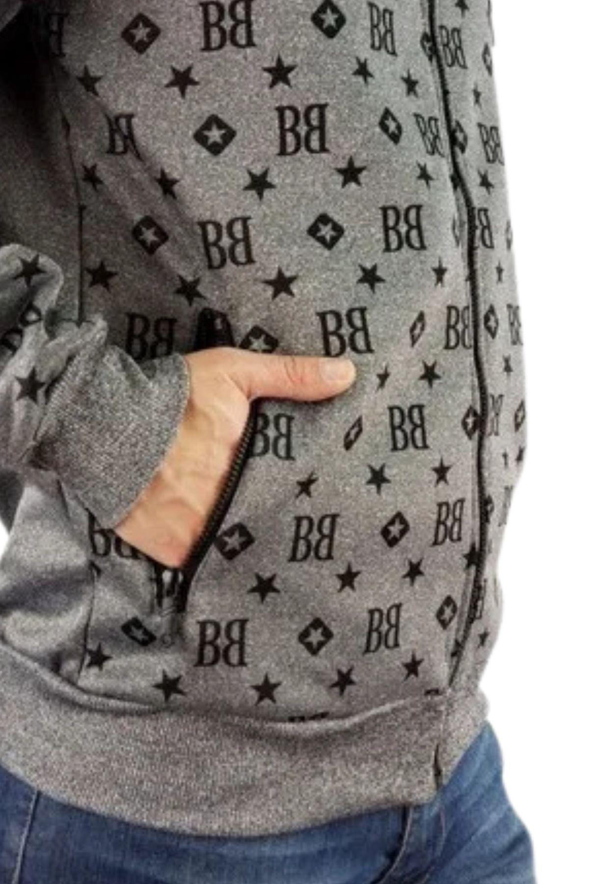 Poleron  Hombre Invierno Forro Polar. Fashion BB06-2