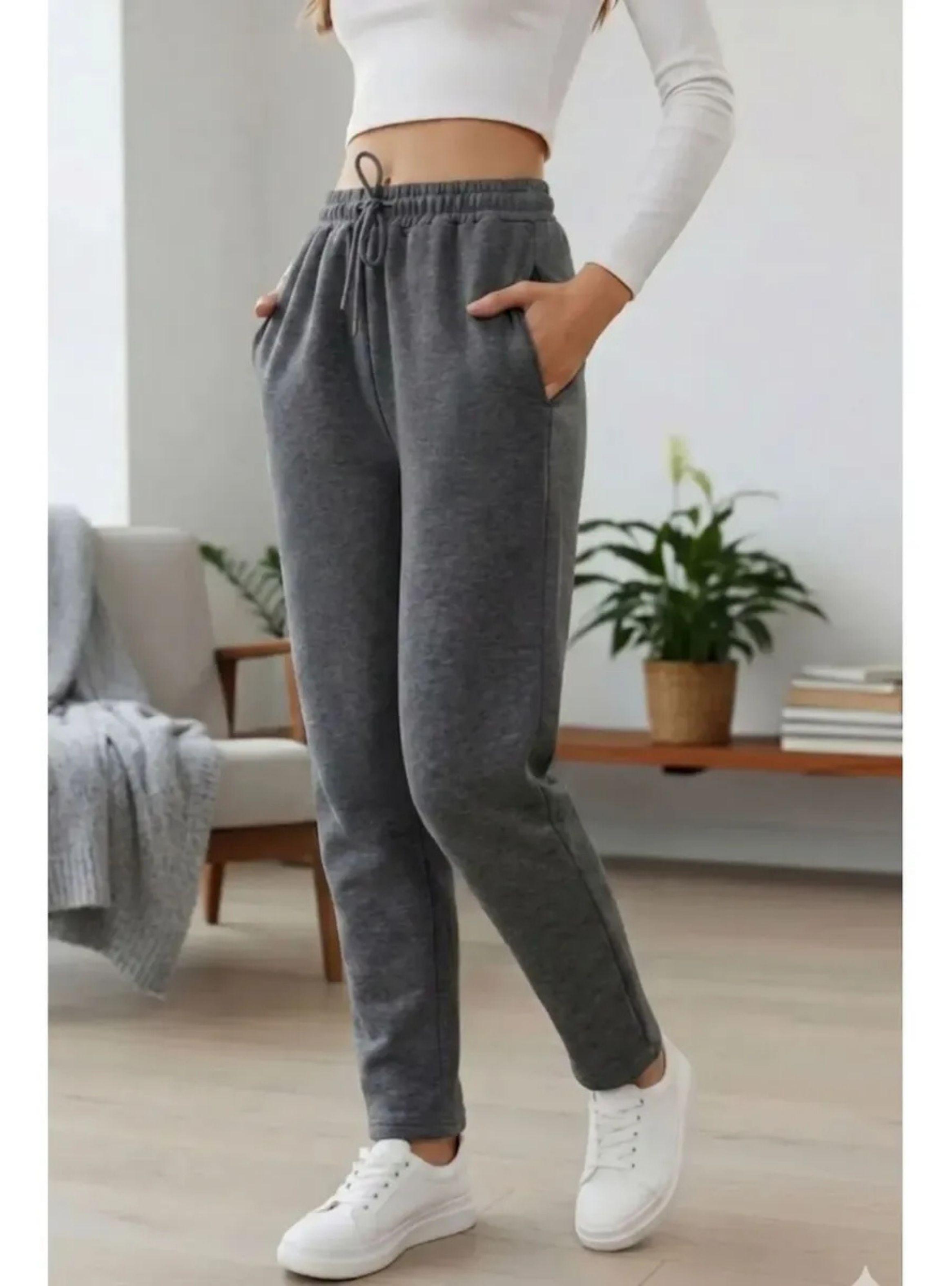 Pack 3 Jogger Buzo Mujer Pantalón  Recto Forro Polar Oferta 138-4