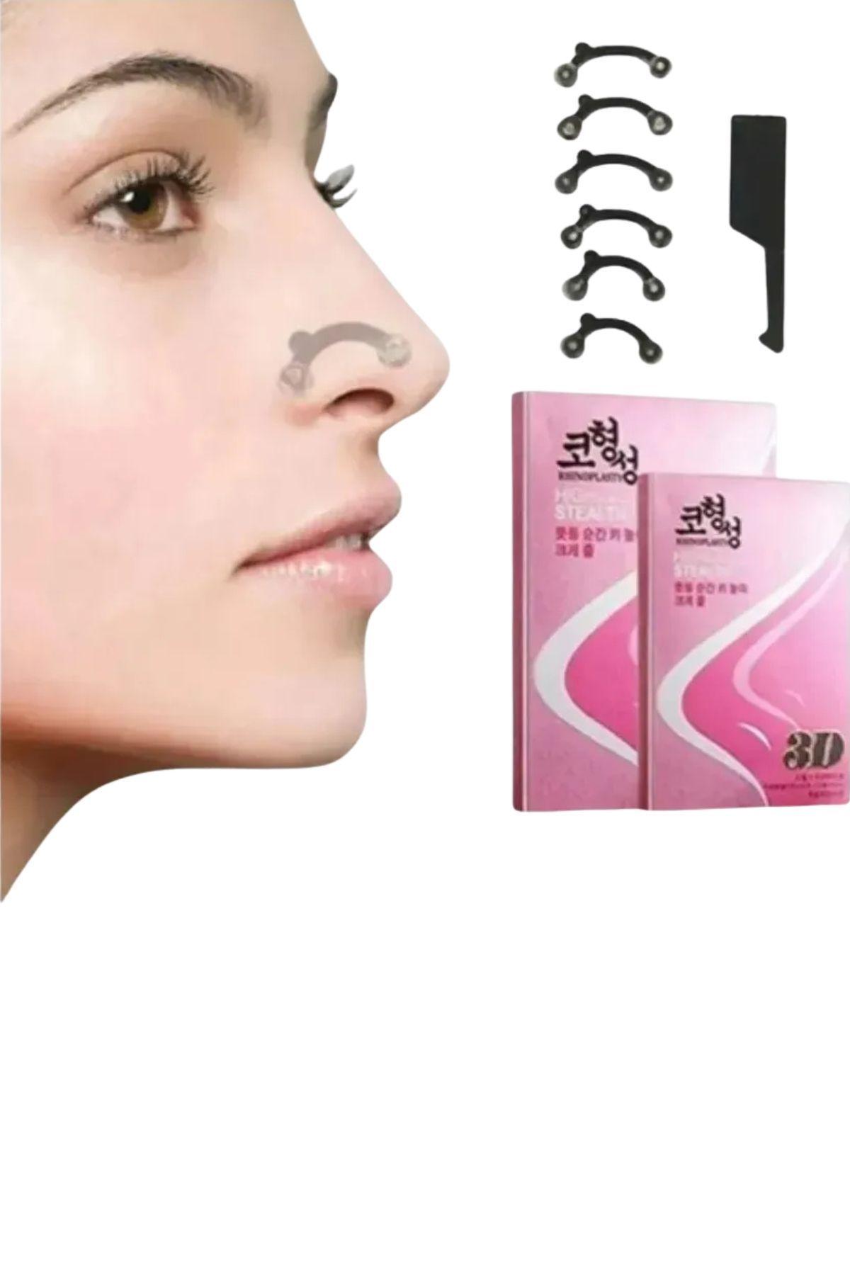 Pack 4 Corrector Nasal Respingador Nariz Instantáneo 3 Medidas-1