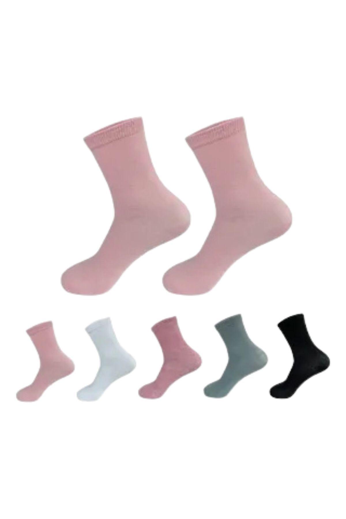 Pack 6 Pares, Calcetas Unisex Algodón, Colores Surtidos 990-0