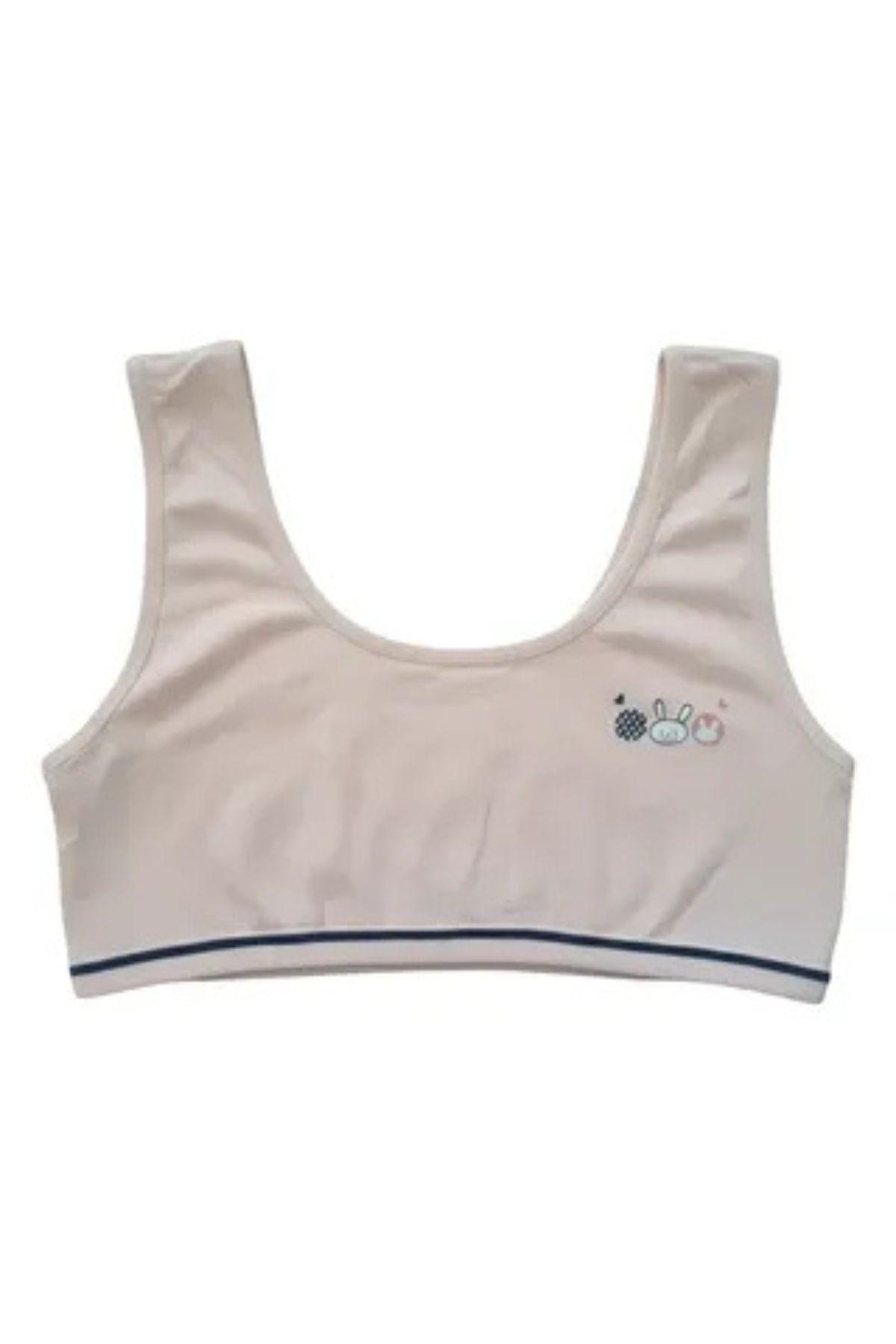 Pack 3 Petos Niña Algodón Colores. Mi Primer Sostén. 040-2