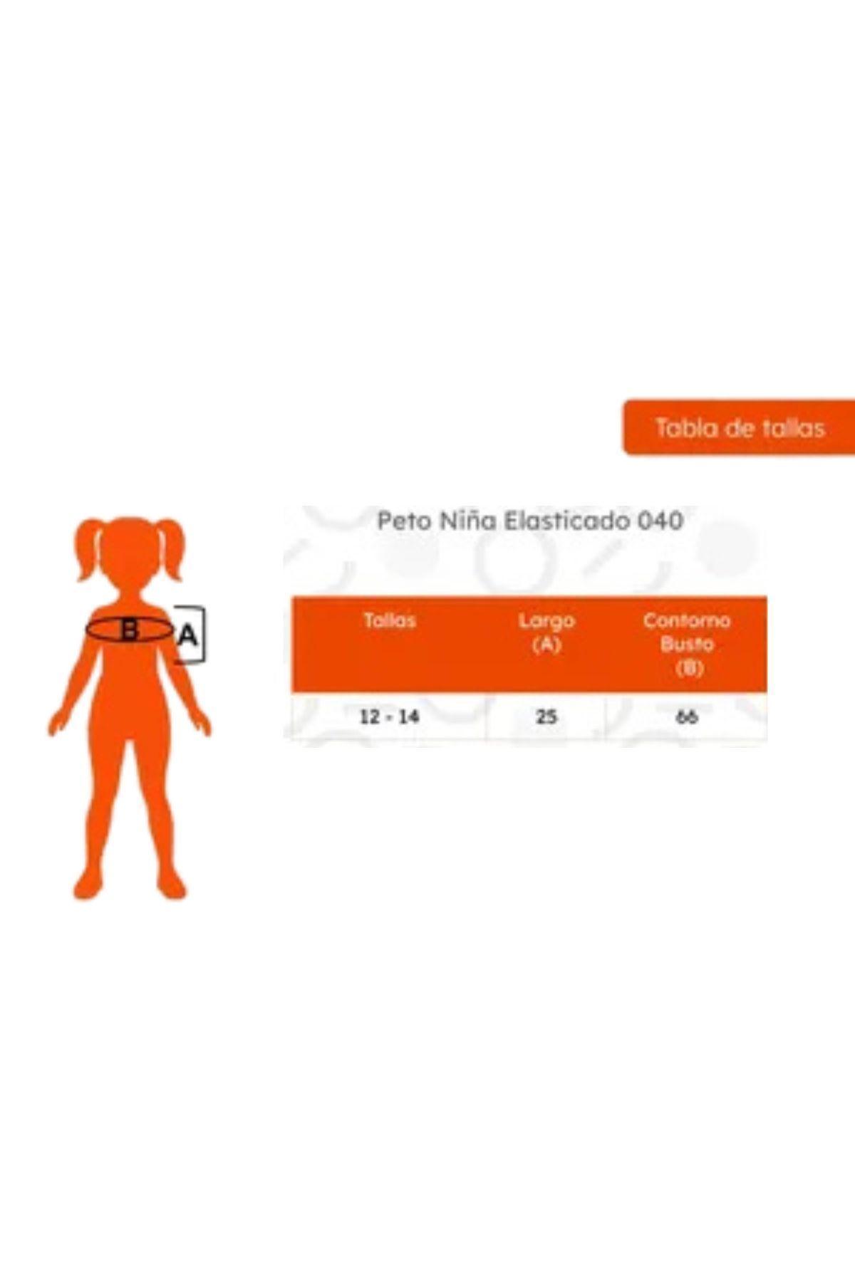 Pack 3 Petos Niña Algodón Colores. Mi Primer Sostén. 040-7