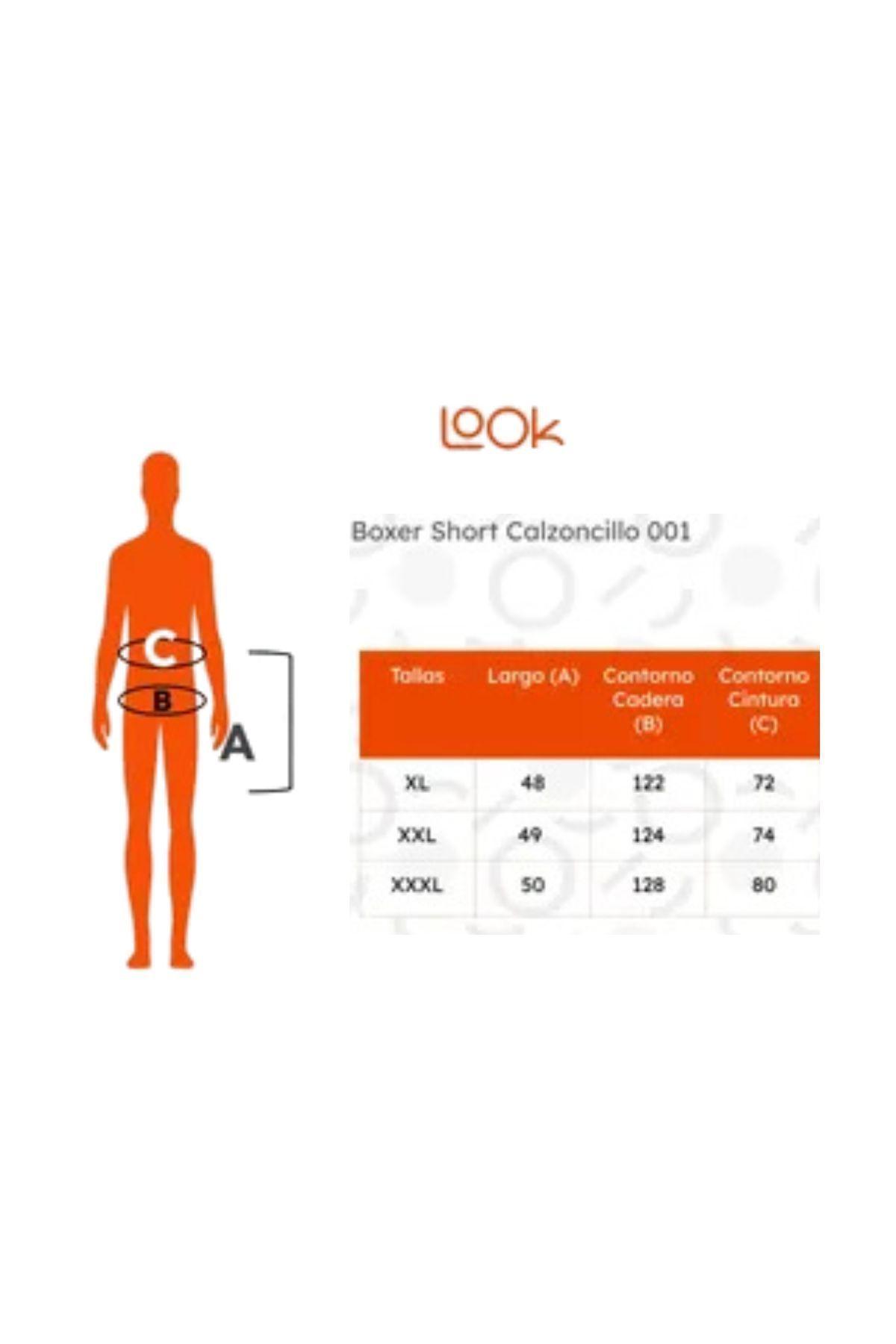 Pack 4 Bóxer Short Calzoncillo Suelto Tradicional Marrueco 001-6