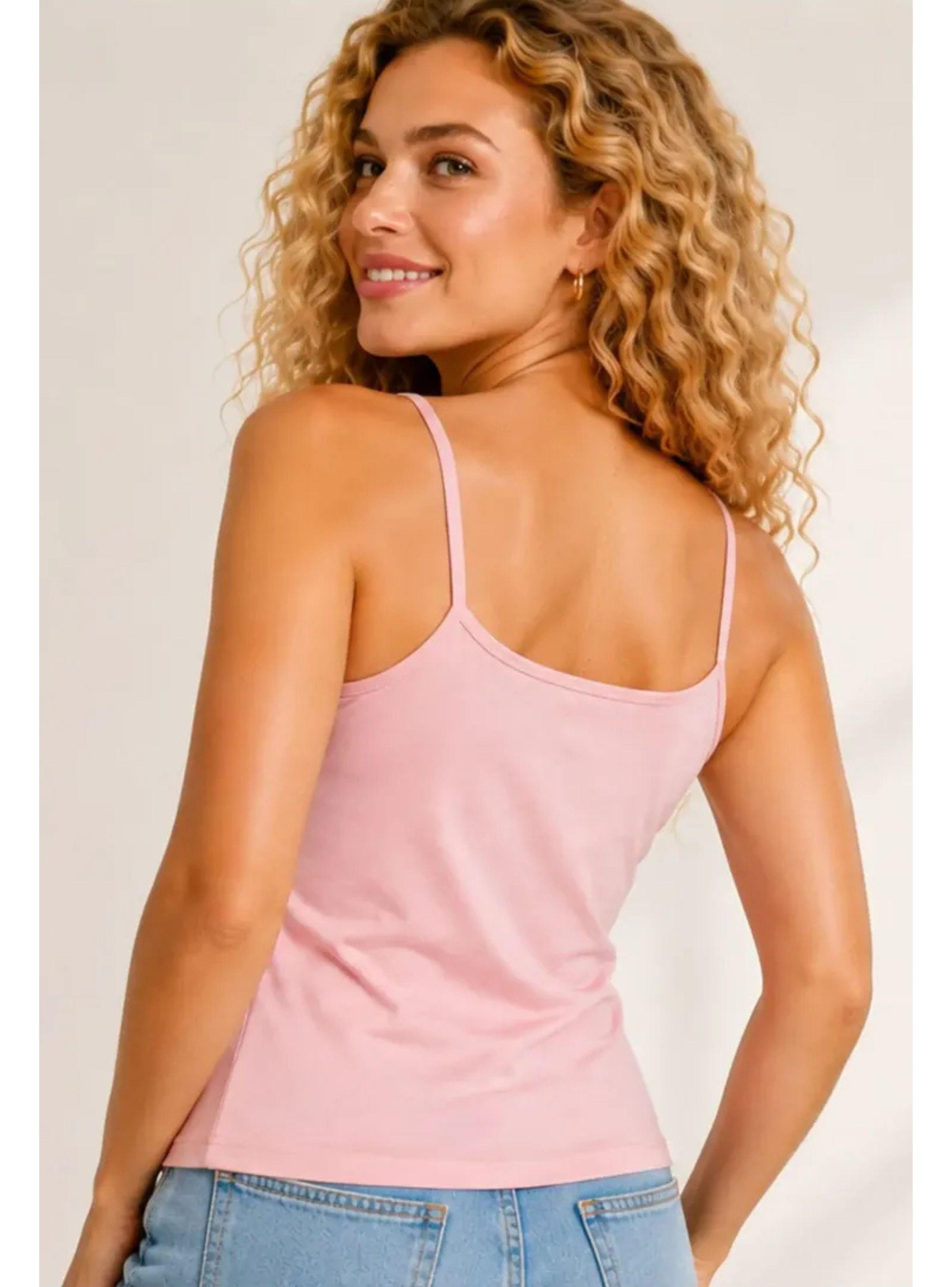 Pack 3 Camiseta Fibra Bambú Mujer Pabilos Elasticada Colores 710-4