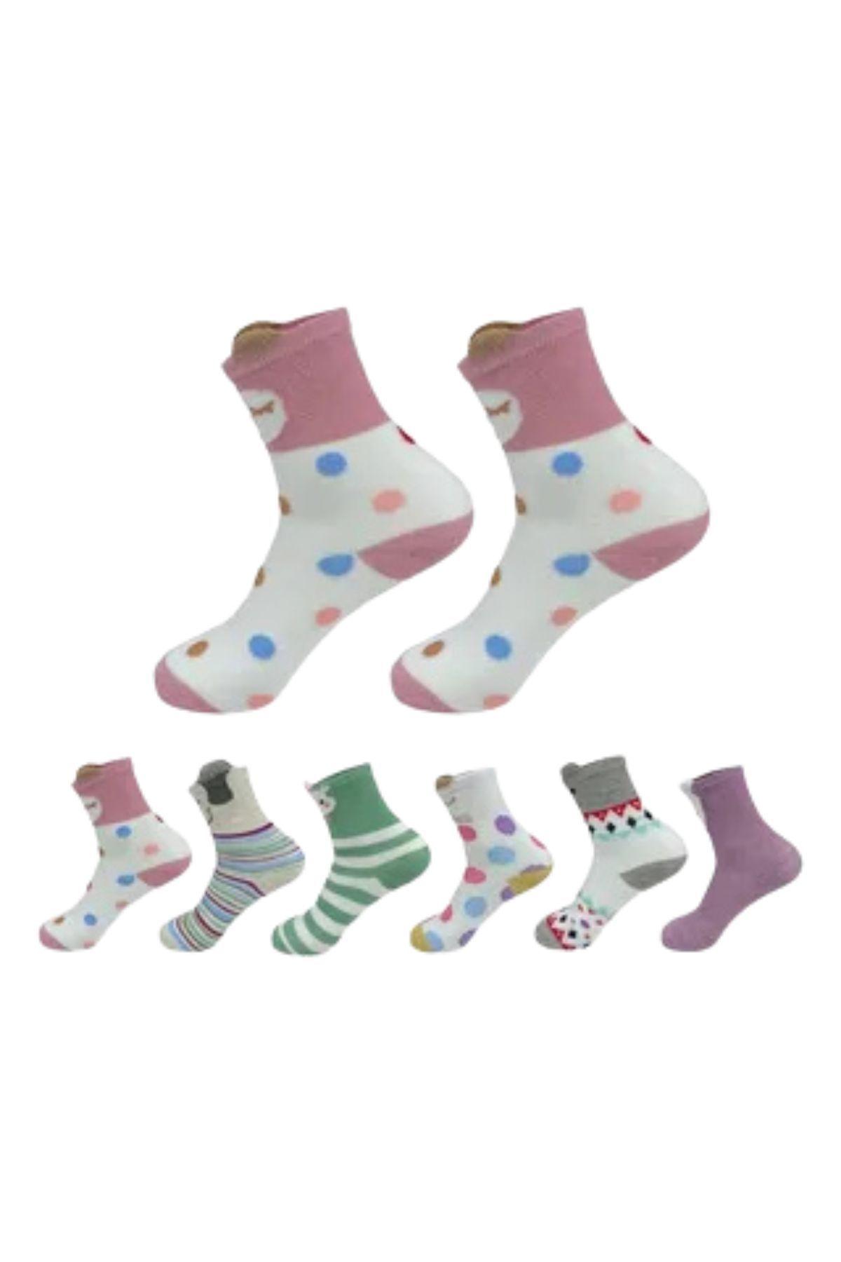 Pack 6 Pares, Calcetines Niños/Niñas Algodón, Diseños 298-0