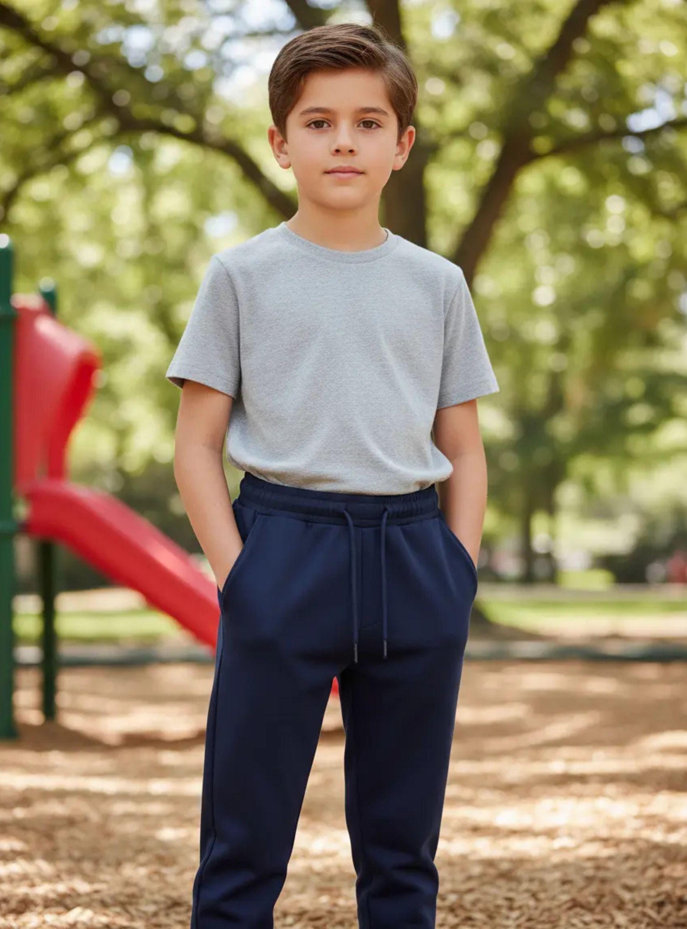 Pack 3 Pantalones Buzo Niños. Jogger Juvenil. Forro Polar. 797-1