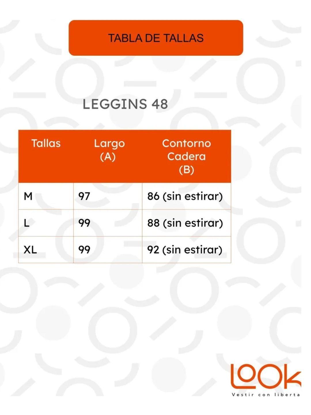 Leggins Tela Jeans Pantalón Elasticado Calza Lindo Calce. 48-5