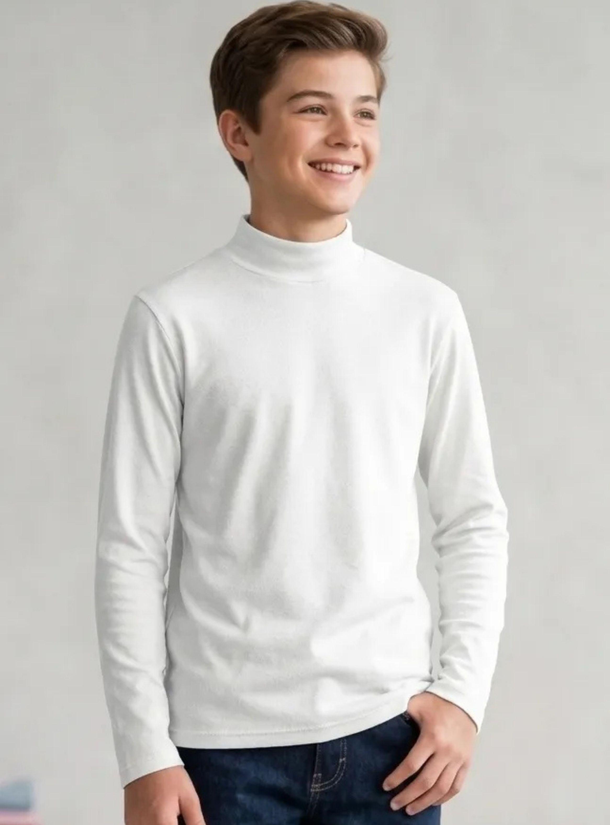 Camiseta Beatle Hombre Juvenil. Algodón Manga Larga 9670-2