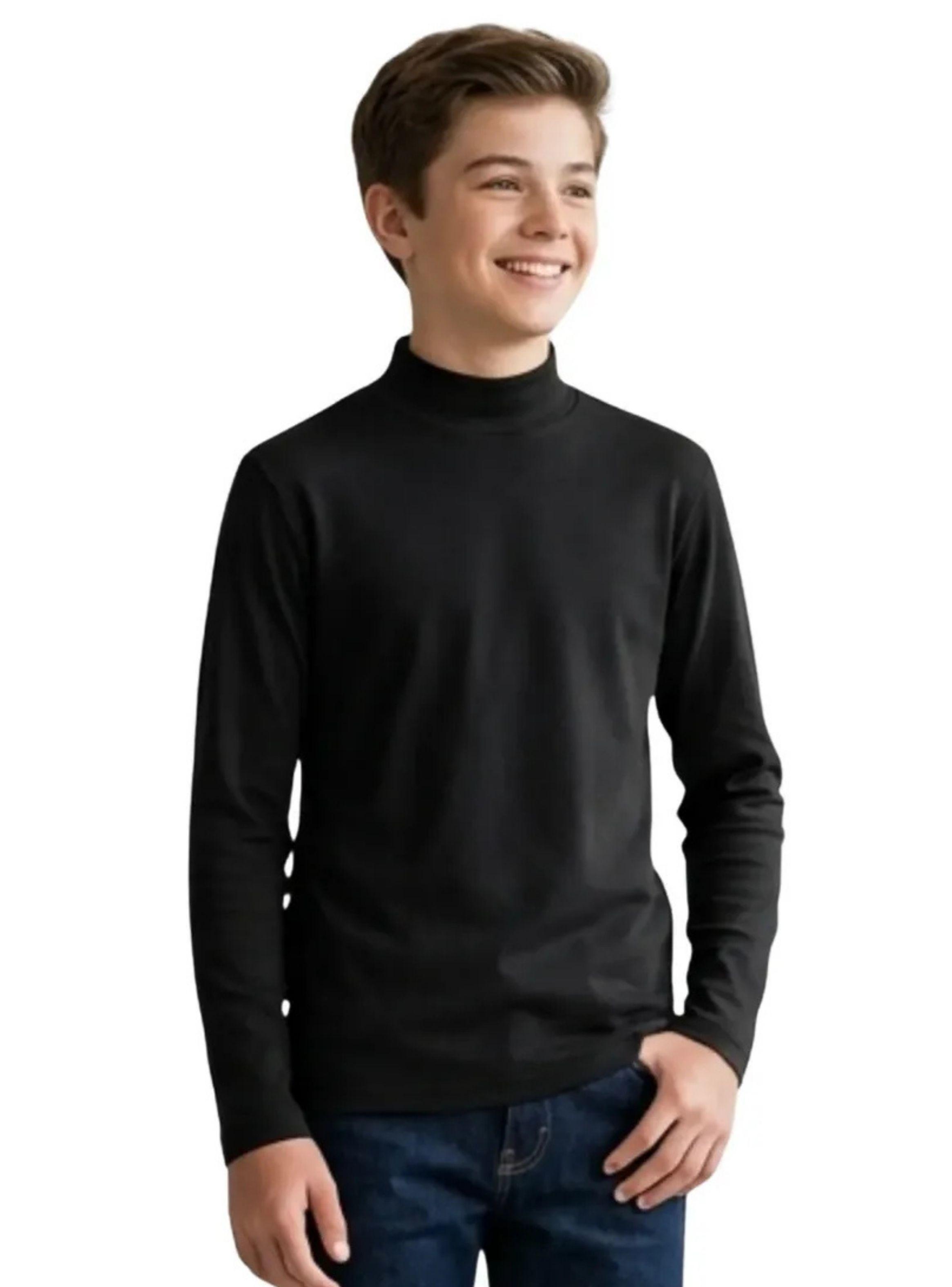 Camiseta Beatle Hombre Juvenil. Algodón Manga Larga 9670-0