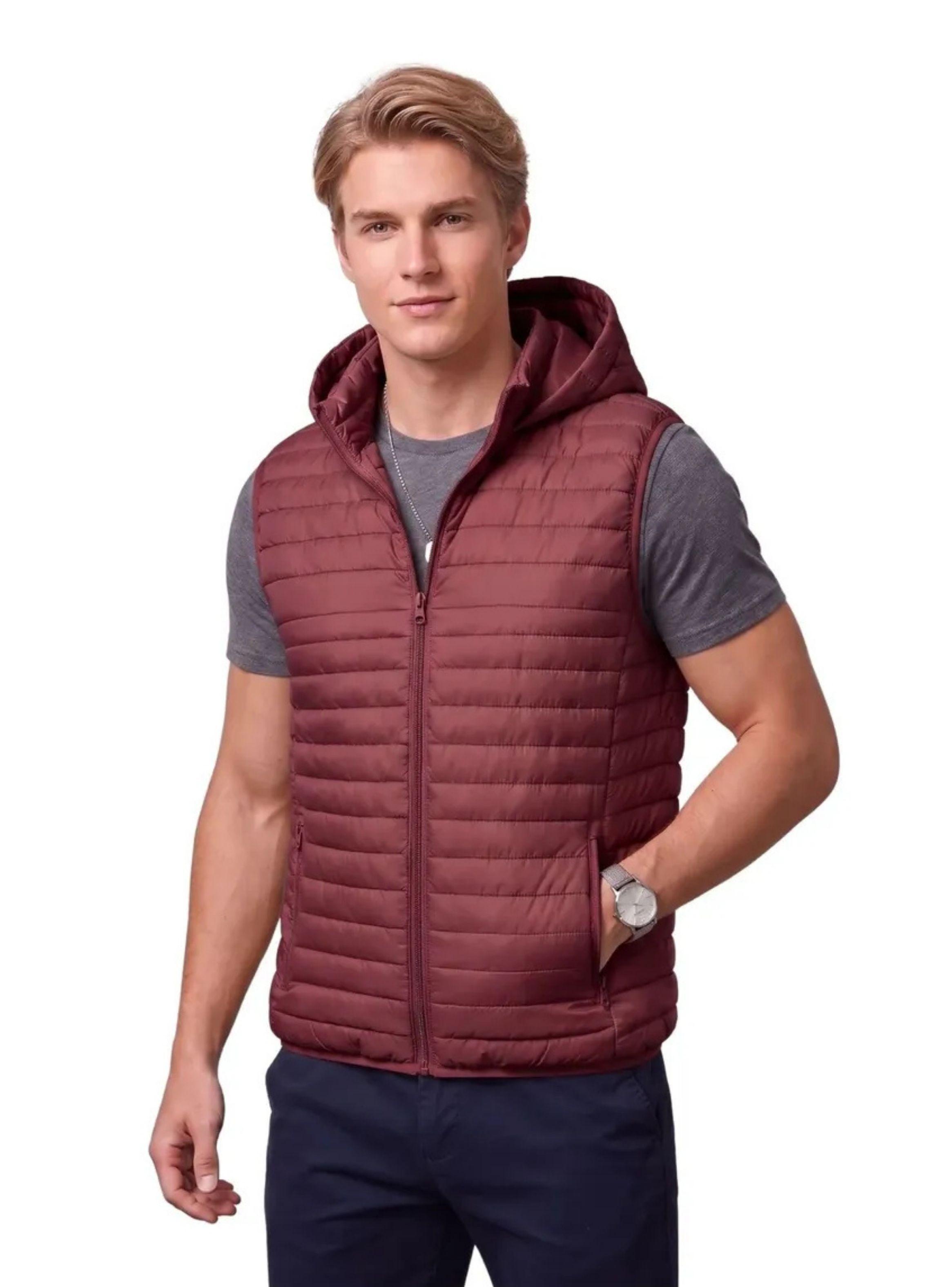Parka Sin Mangas Hombre. Chaqueta Premium Excelente Calidad H72-0