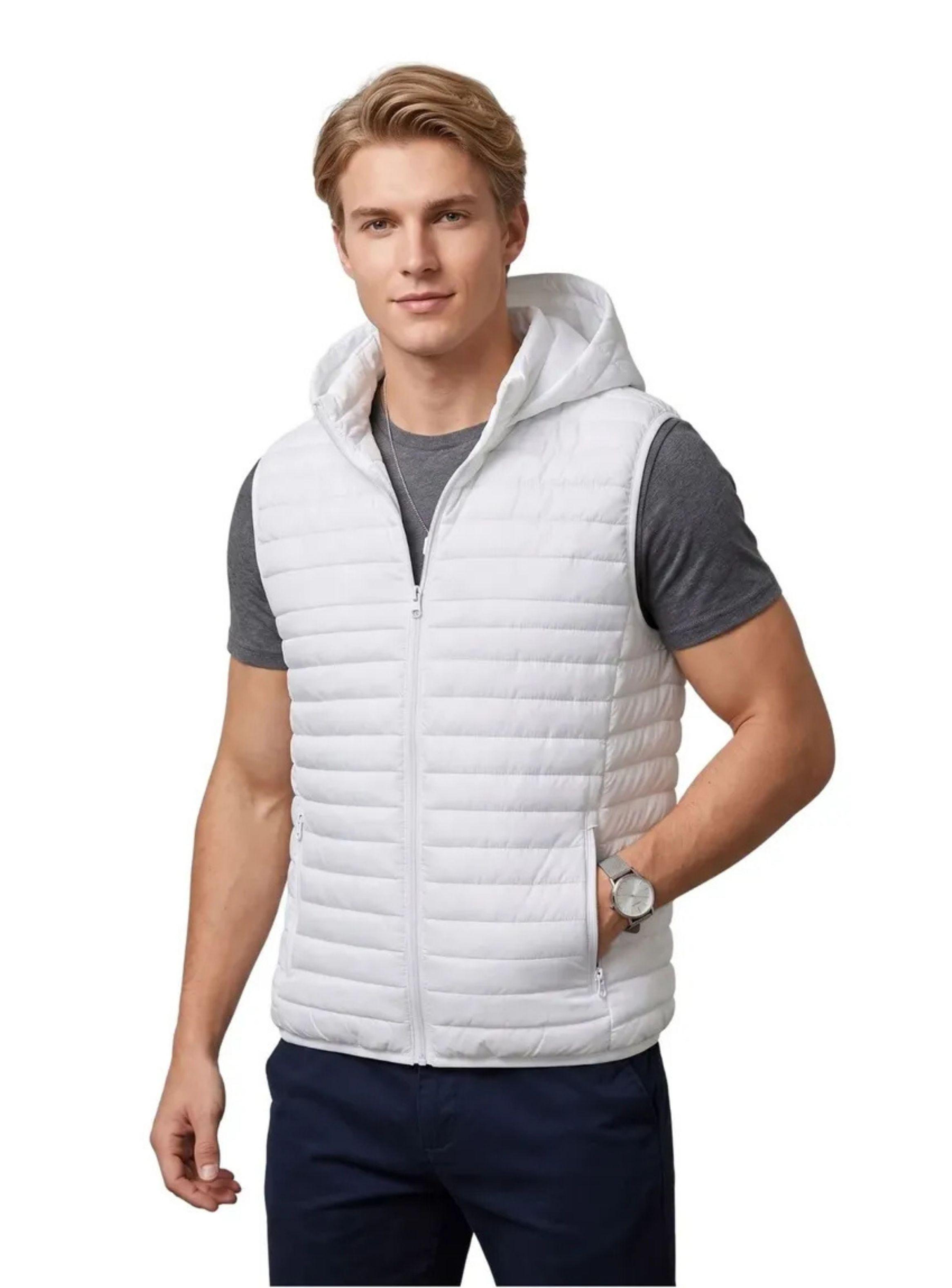 Parka Sin Mangas Hombre. Chaqueta Premium Excelente Calidad H72-0