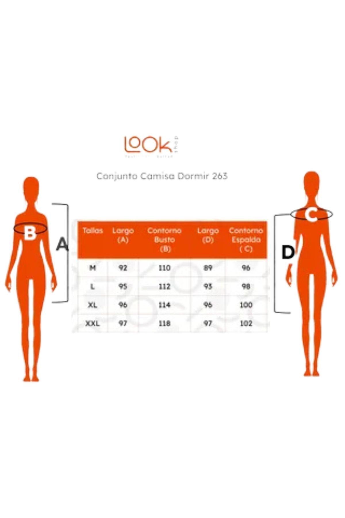 Conjunto Camisa Dormir Más Bata Mujer. Calidad Premium 263-5