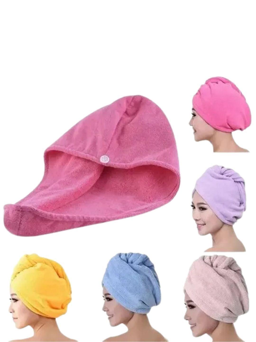 Toalla Gorro Turbante Microfibra Seca Pelo Para Cabello-3