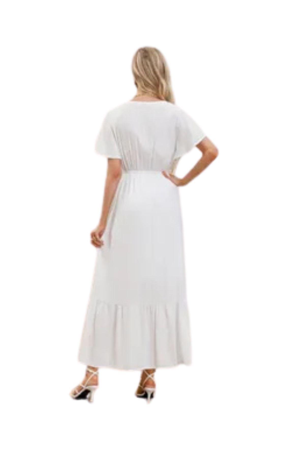 Vestido Largo Viscosa Mujer. Maxi Vestido 3328-2