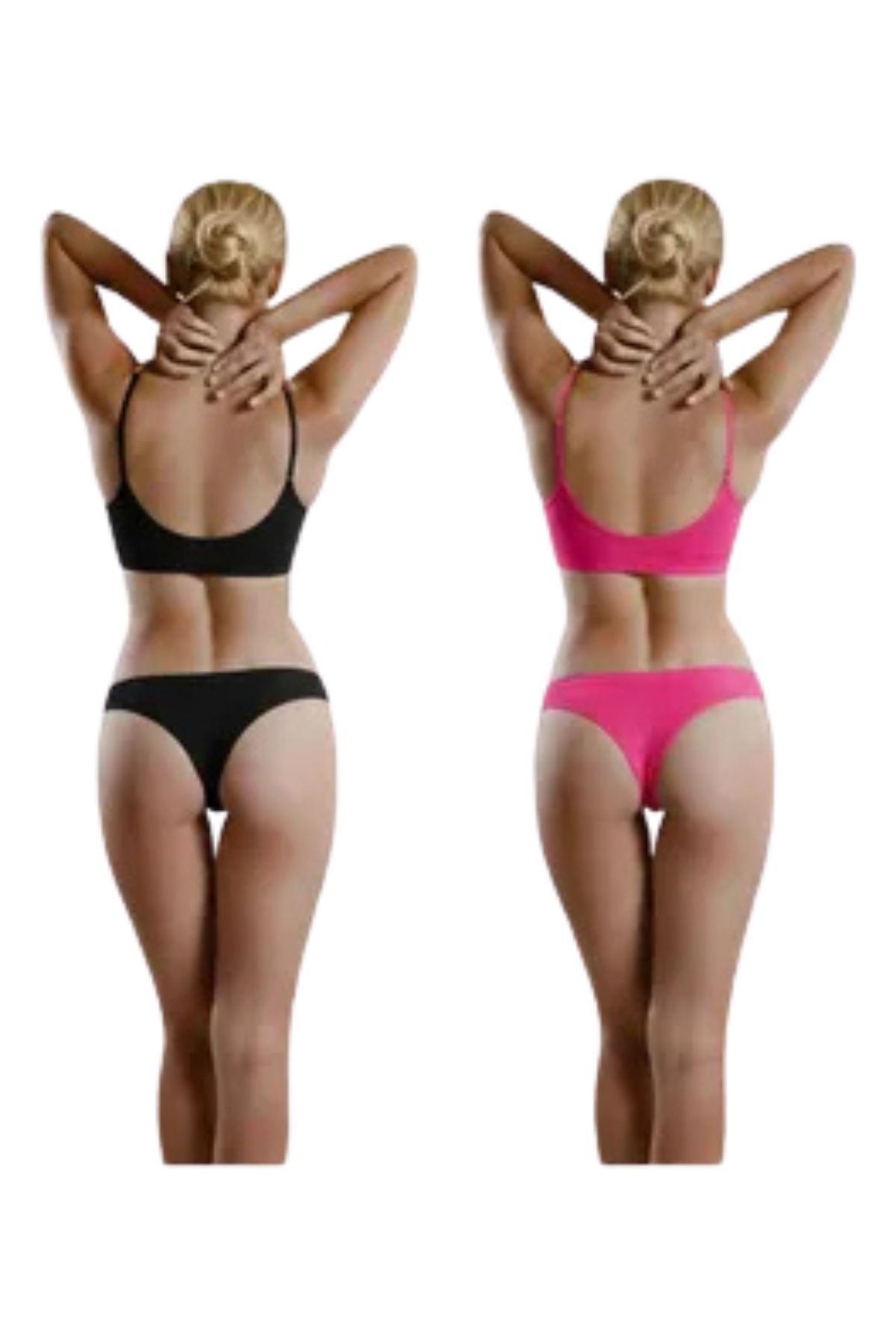 Lencería 2 Conjuntos Ropa Interior Sosten + Calzon 4 Piezas 666-2