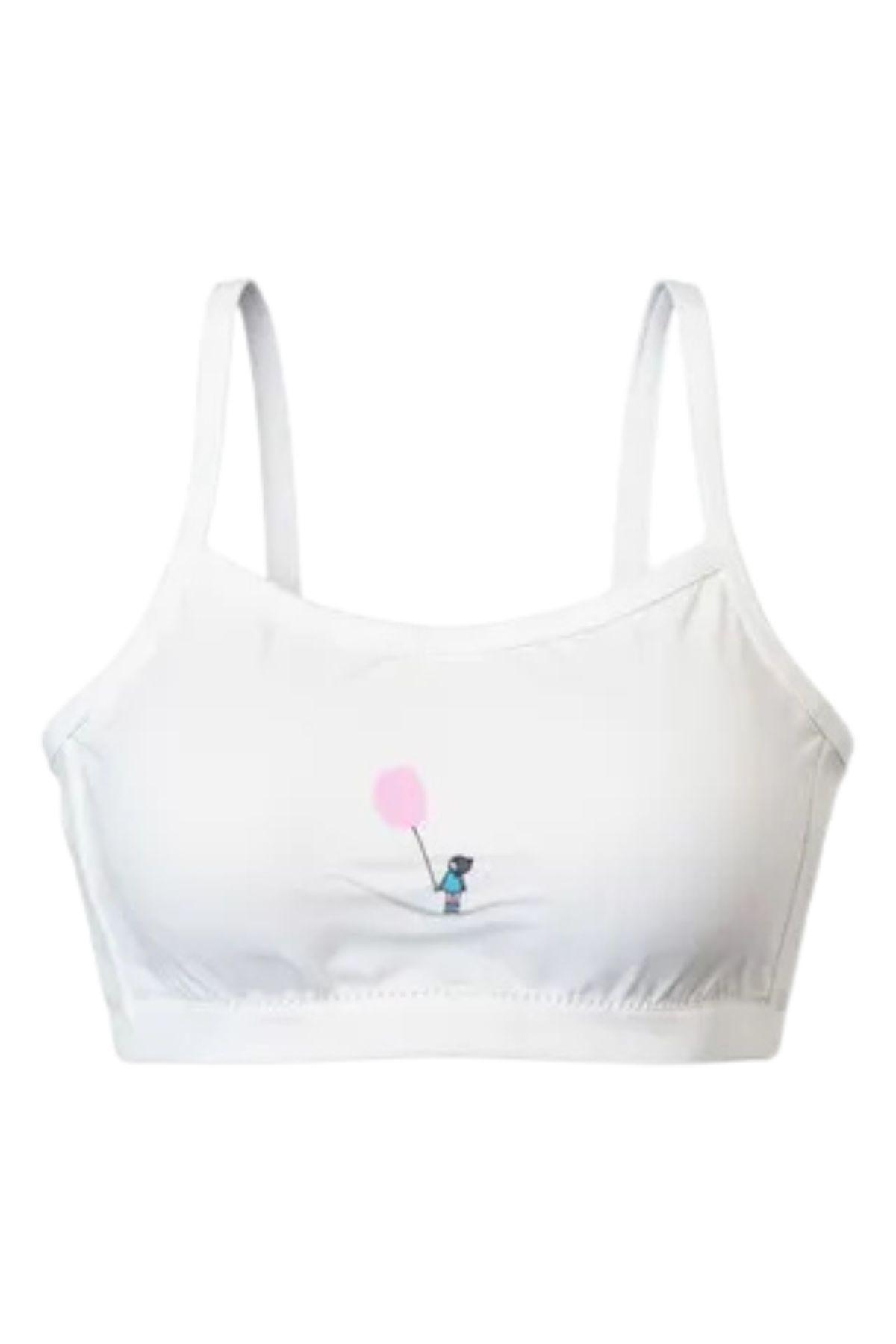 Pack 2 Sostén Peto. Niña Juvenil. Algodón Con Relleno 920-2