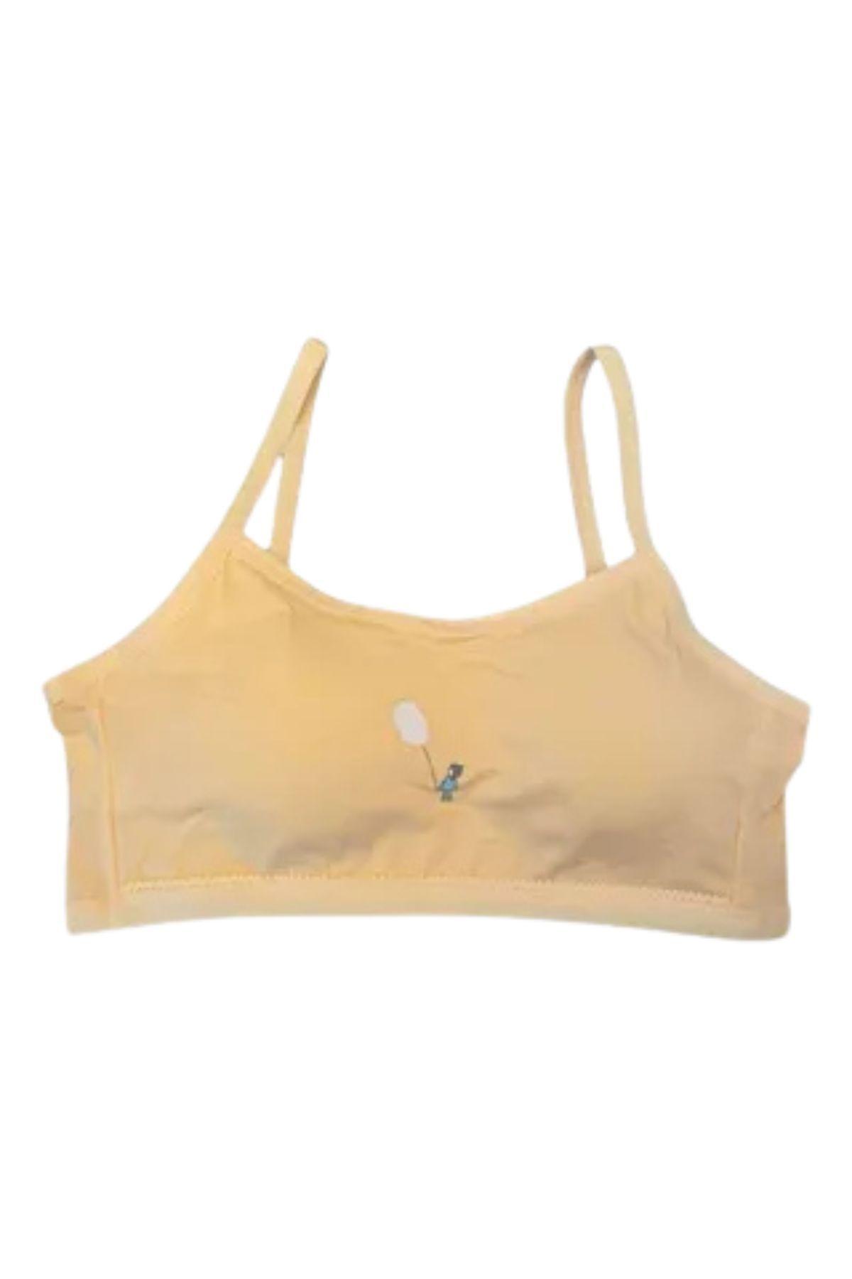 Pack 2 Sostén Peto. Niña Juvenil. Algodón Con Relleno 920-5