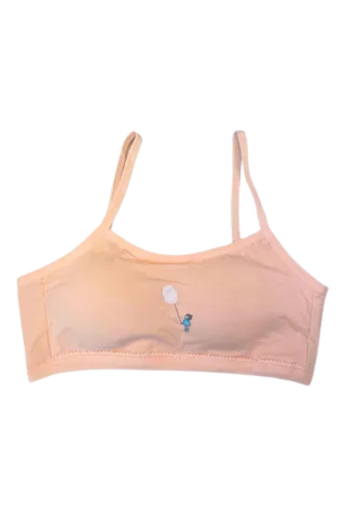 Pack 2 Sostén Peto. Niña Juvenil. Algodón Con Relleno 920-6