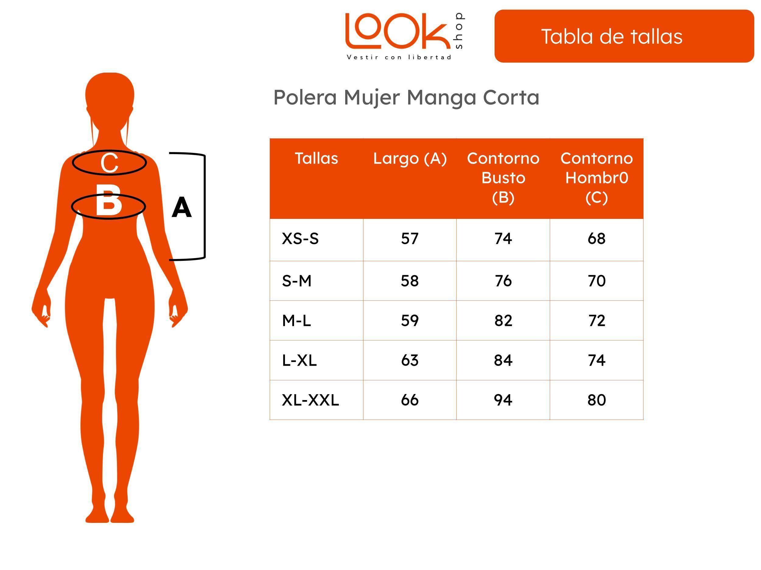 Polera Mujer Manga Corta Algodón Para Estampar Tallas Colores-4