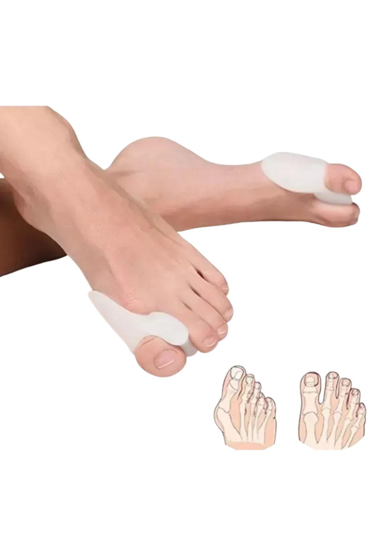 Pack 2 Corrector Juanete Ambos Pies Separador Dedo Silicona 676-2