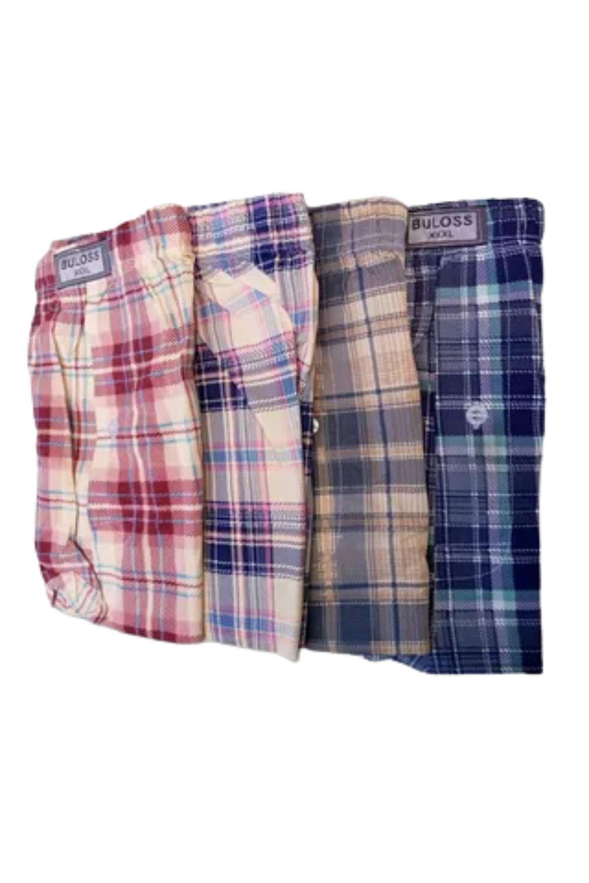 Pack 4 Bóxer Short Calzoncillo Suelto Tradicional Marrueco 008-3