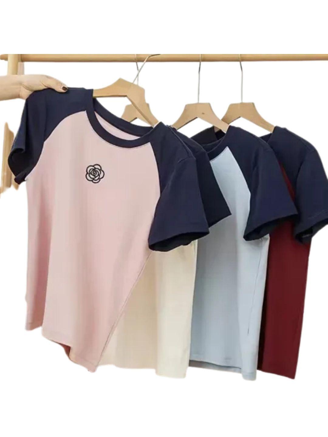 Polera Mujer Juvenil Tipo Algodón Grueso. Tendencia  593-2