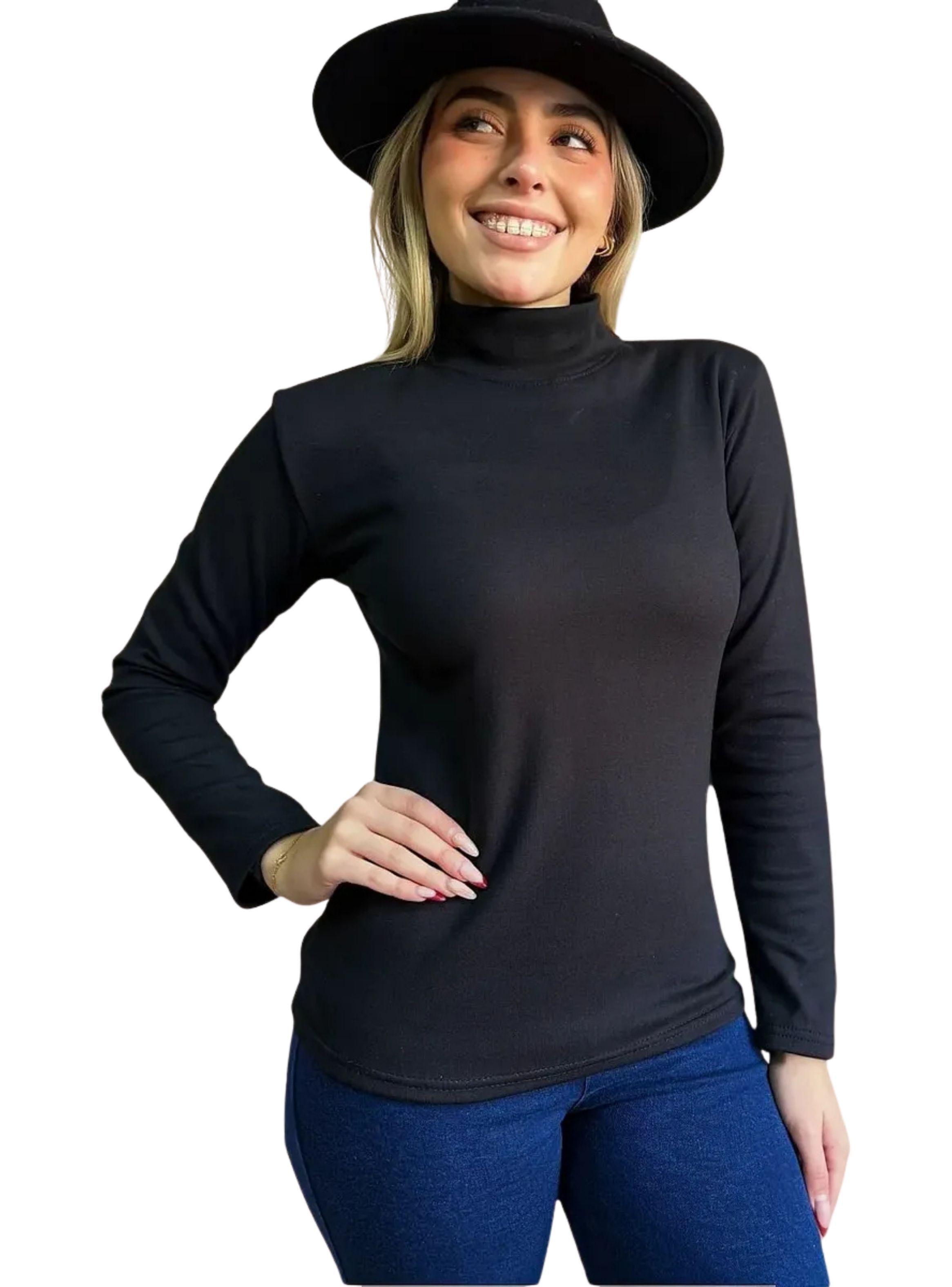 Polera Beatle Mujer Juvenil Manga Larga Lanilla Y Polar 2035-0