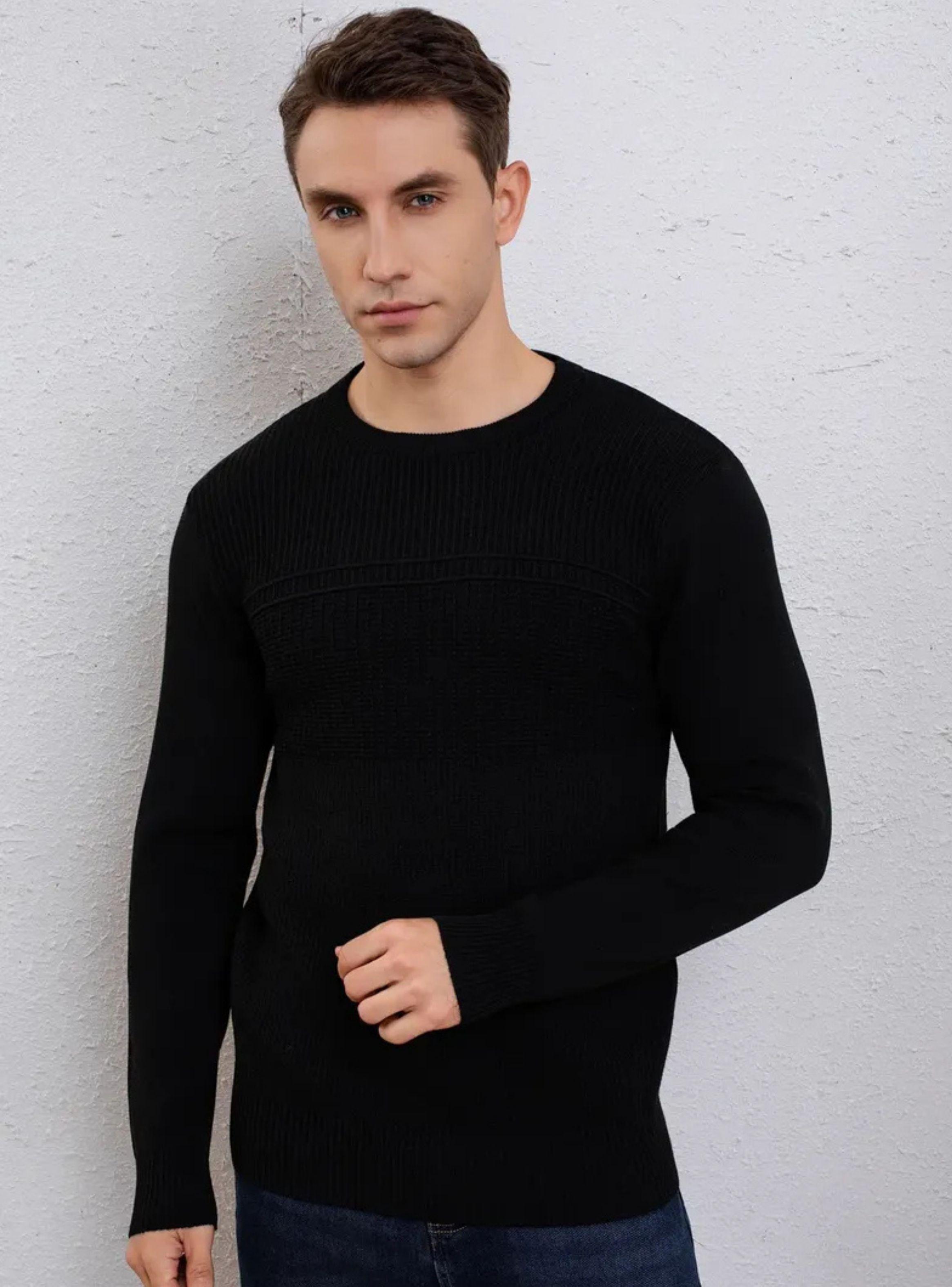 Sweater Hombre Cuello Redondo Pullover Hilo 7255-1