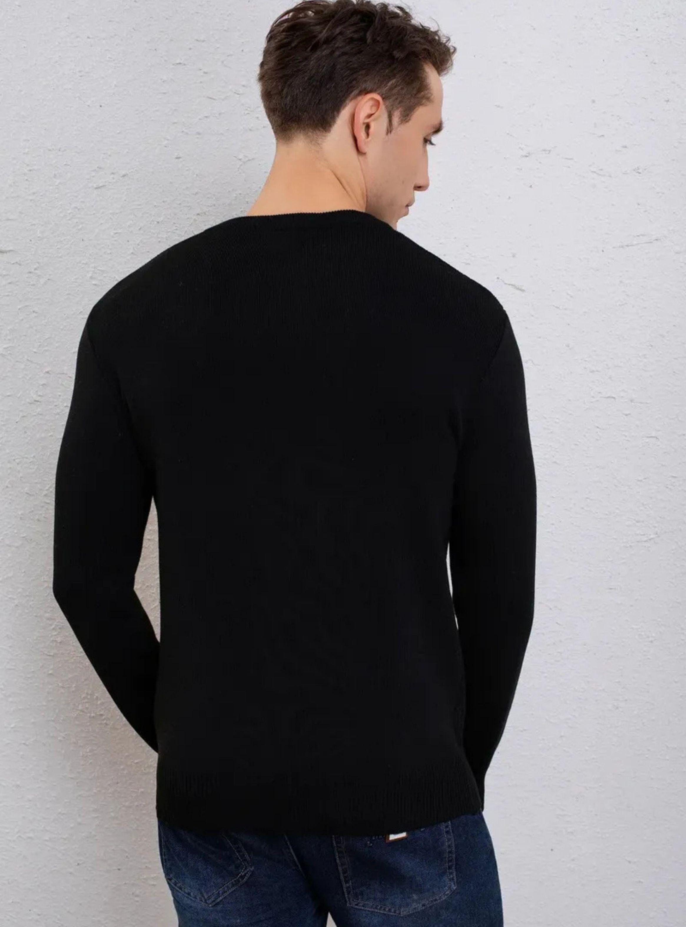 Sweater Hombre Cuello Redondo Pullover Hilo 7255-4