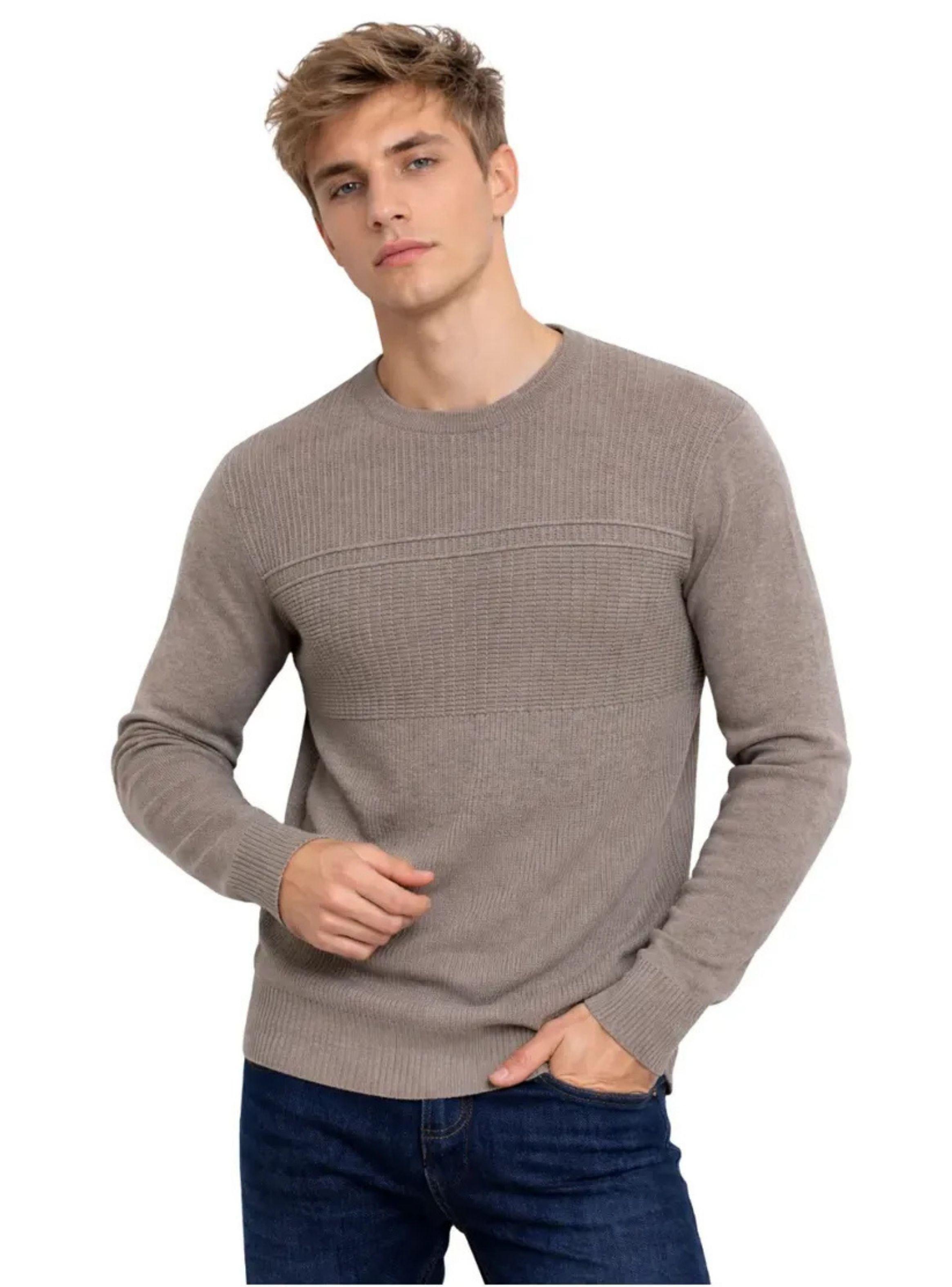 Sweater Hombre Cuello Redondo Pullover Hilo 7255-0