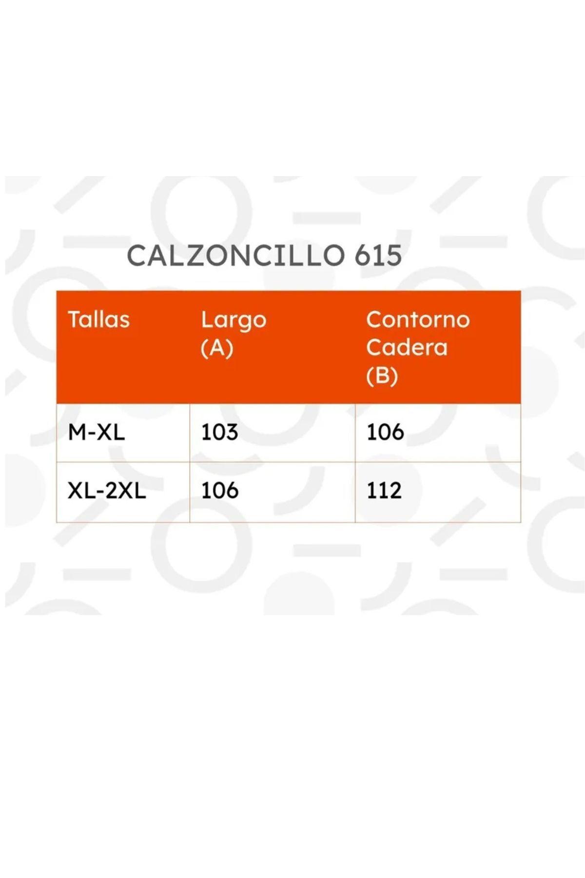 Calzoncillos Largo Térmico Hombre Forro Interio Polar 615-3