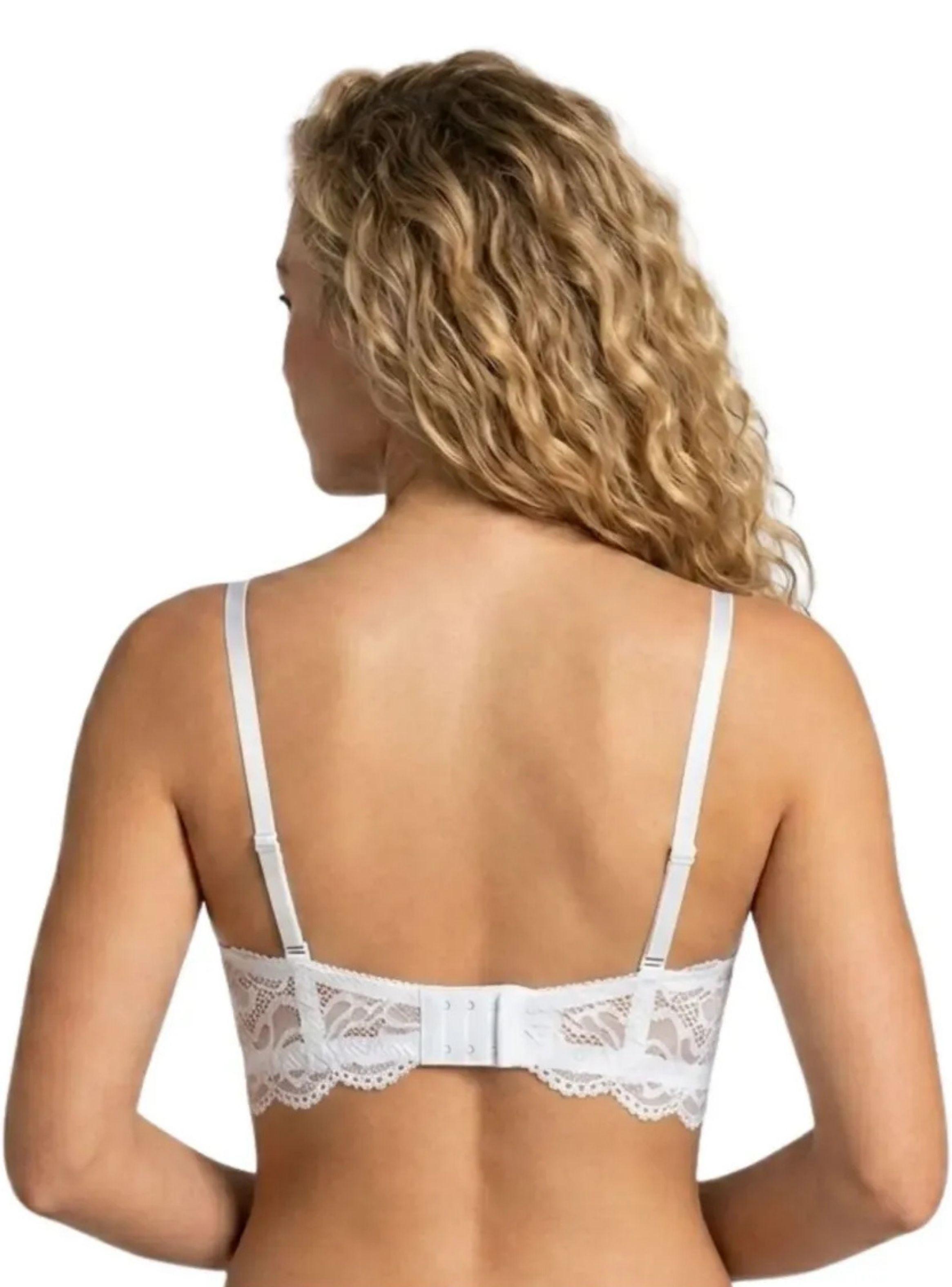 Pack 3 Bralette Mujer Encaje Sostén Top Cruzado Con Broche 600-2