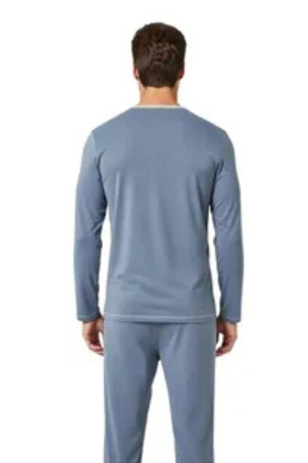 Pijama Hombre Manga Larga Delgado 6316-4