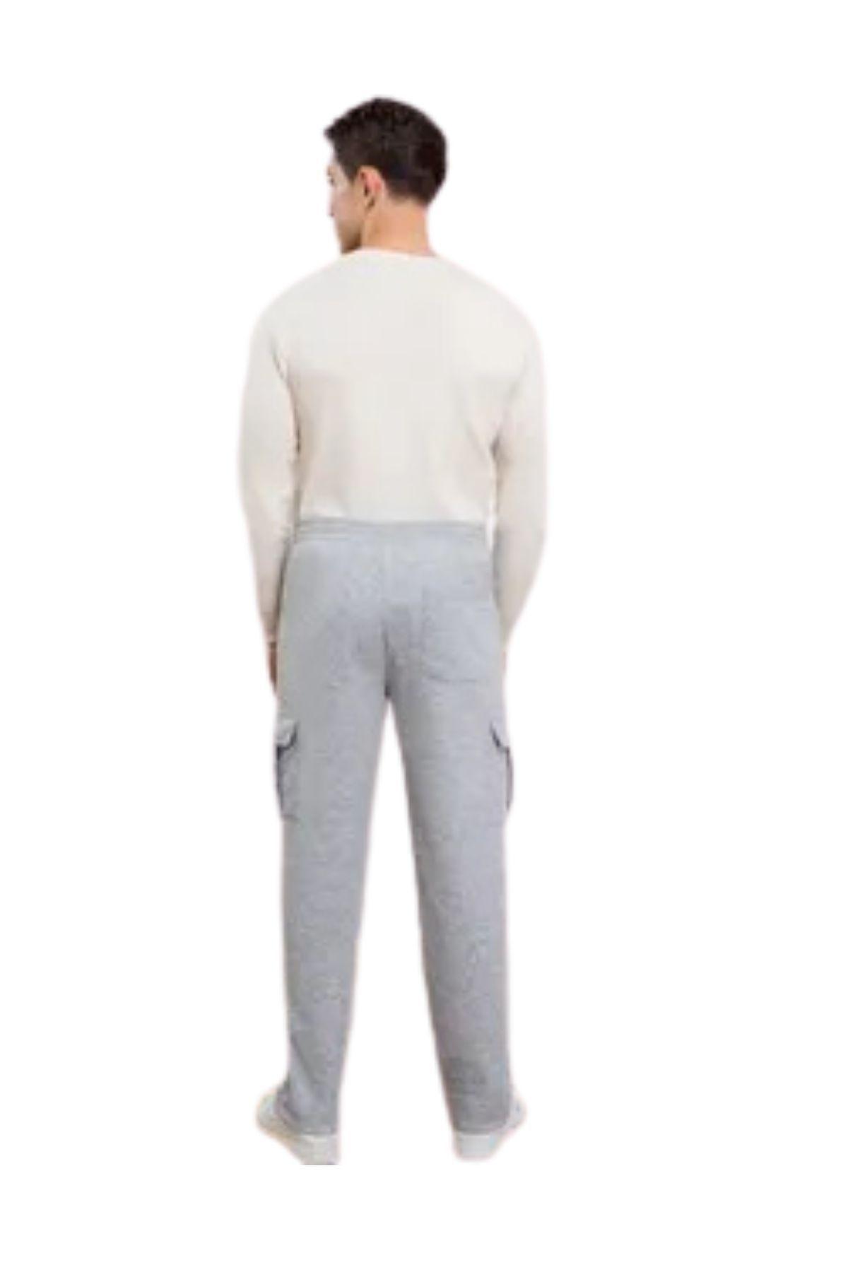 Pantalón Buzo Recto Cargo Hombre Invierno. Jogger Juvenil .7159-3