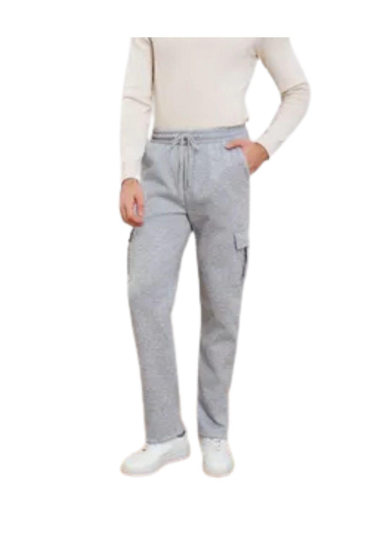 Pantalón Buzo Recto Cargo Hombre Invierno. Jogger Juvenil .7159-2