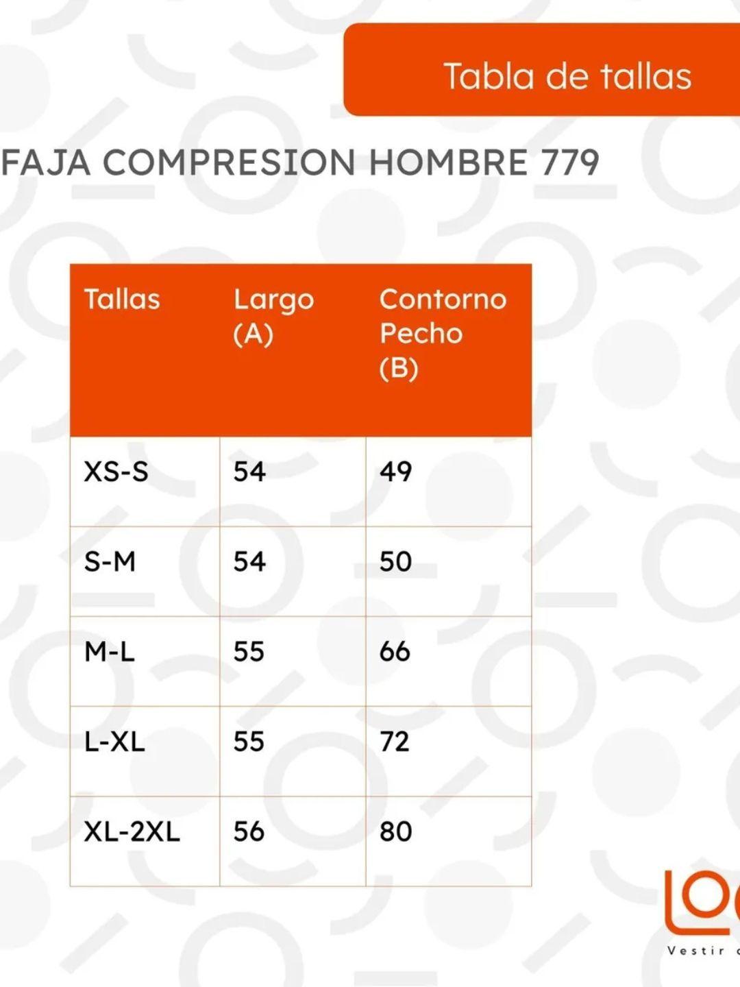 Pack 2 Polera Compresión Hombre Faja Camiseta Reductora 779-7