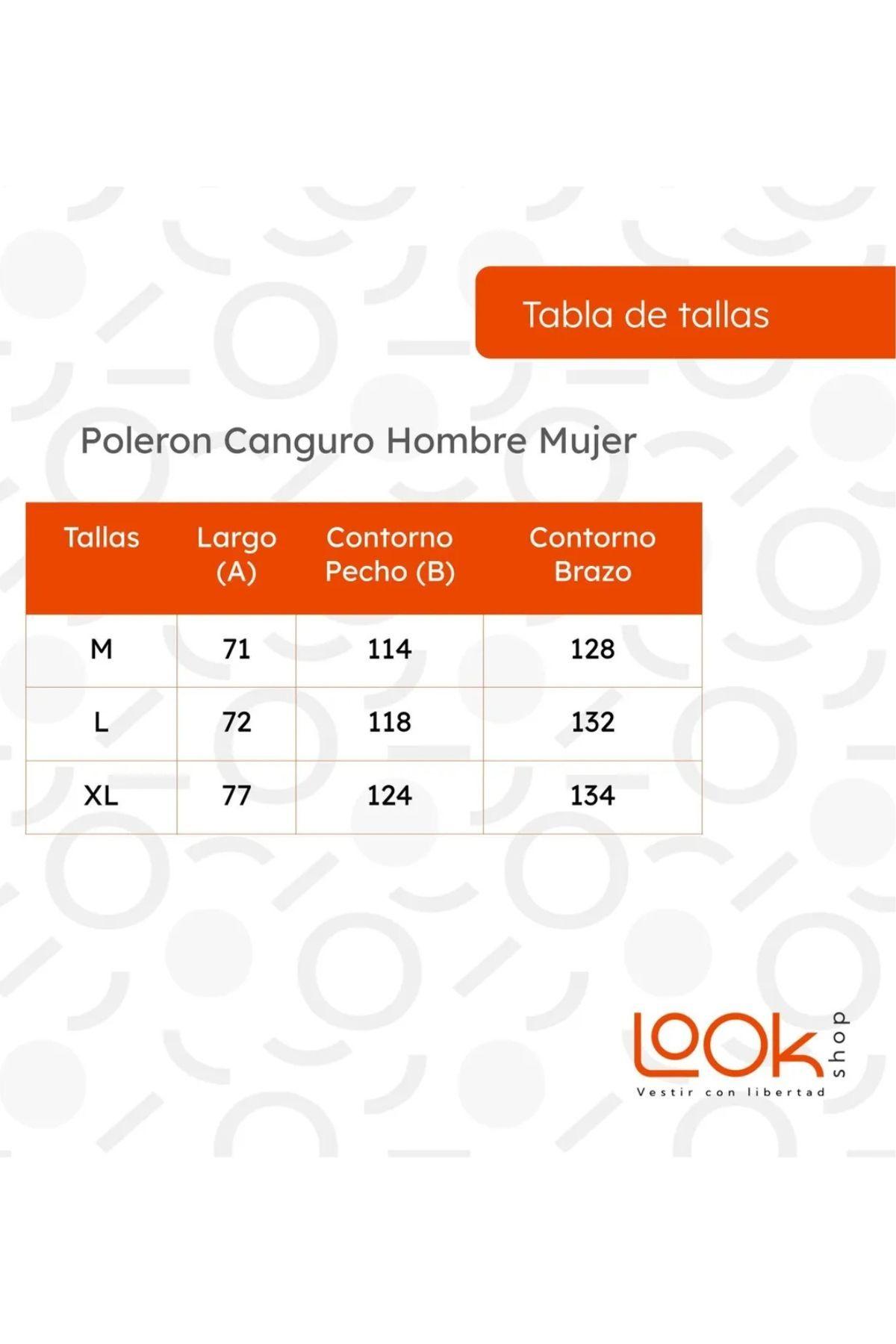 Polerón Canguro Hombre Mujer Algodón Verano. Colores 880-4